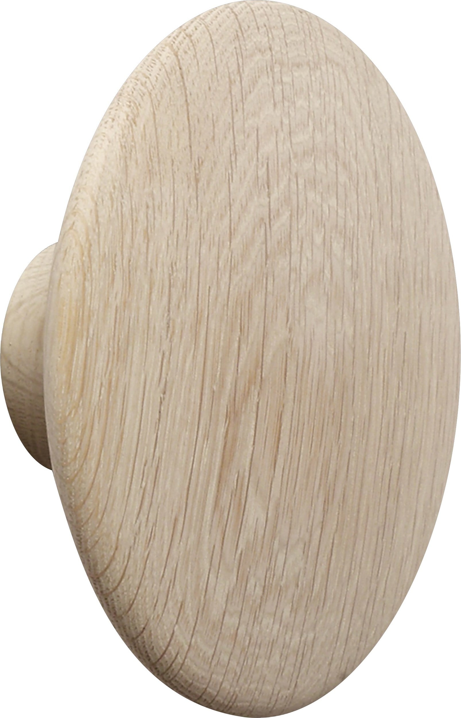 Haczyk ścienny Dots Wood 6 5 cm jasny dąb