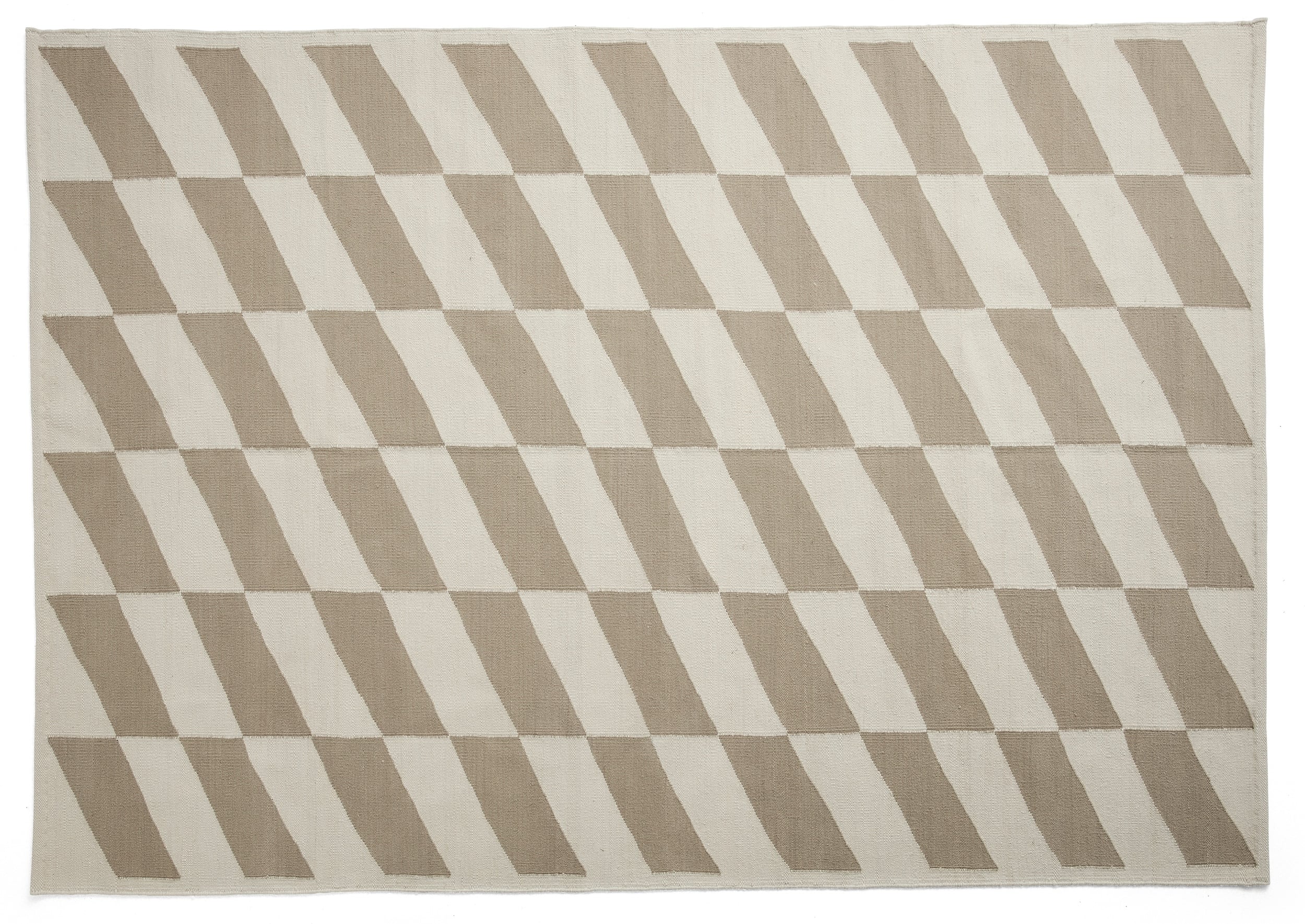 Dywan Shift Kelim 170 x 240 cm kremowo-beżowy