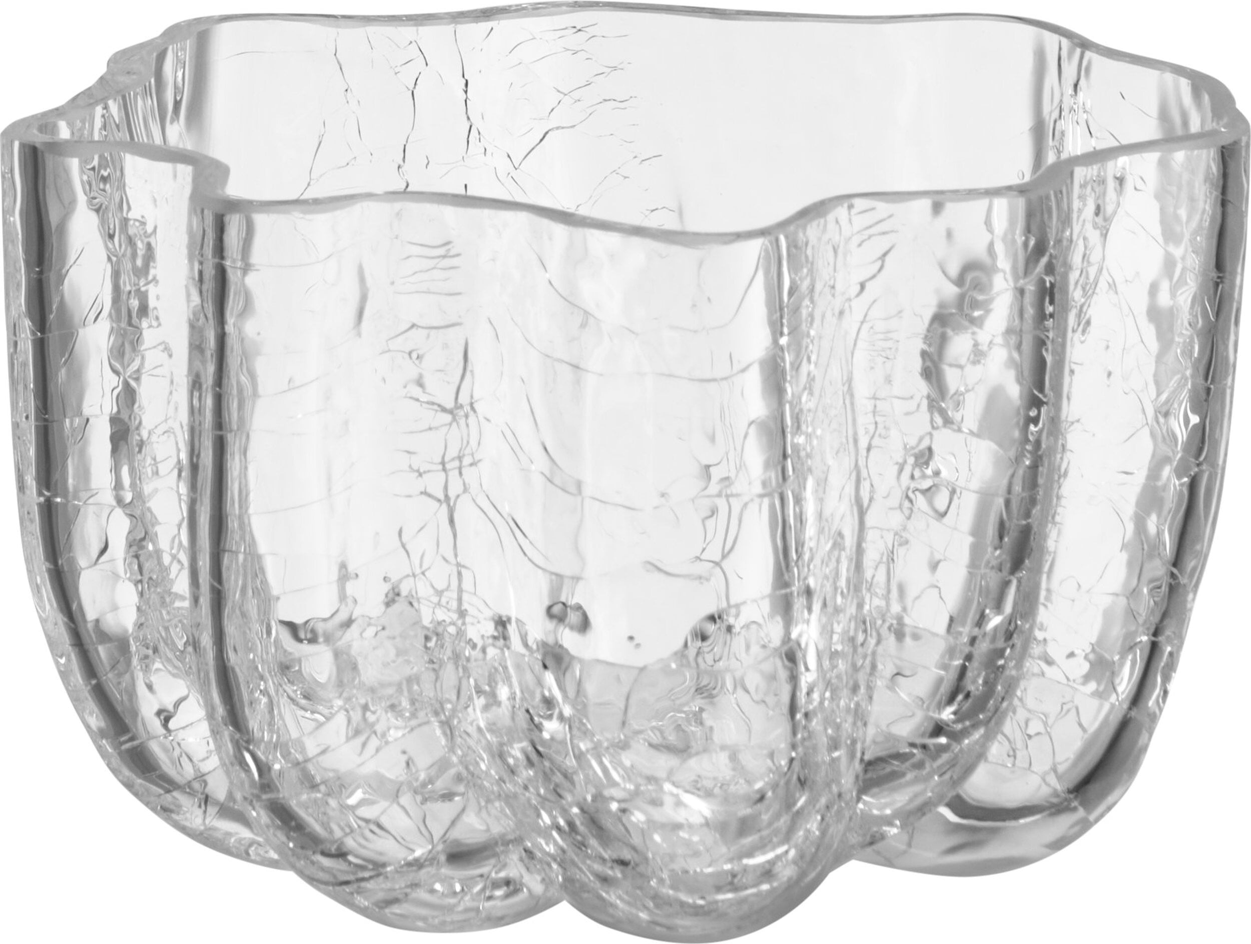 Wazonik Crackle 5 8 cm transparentny