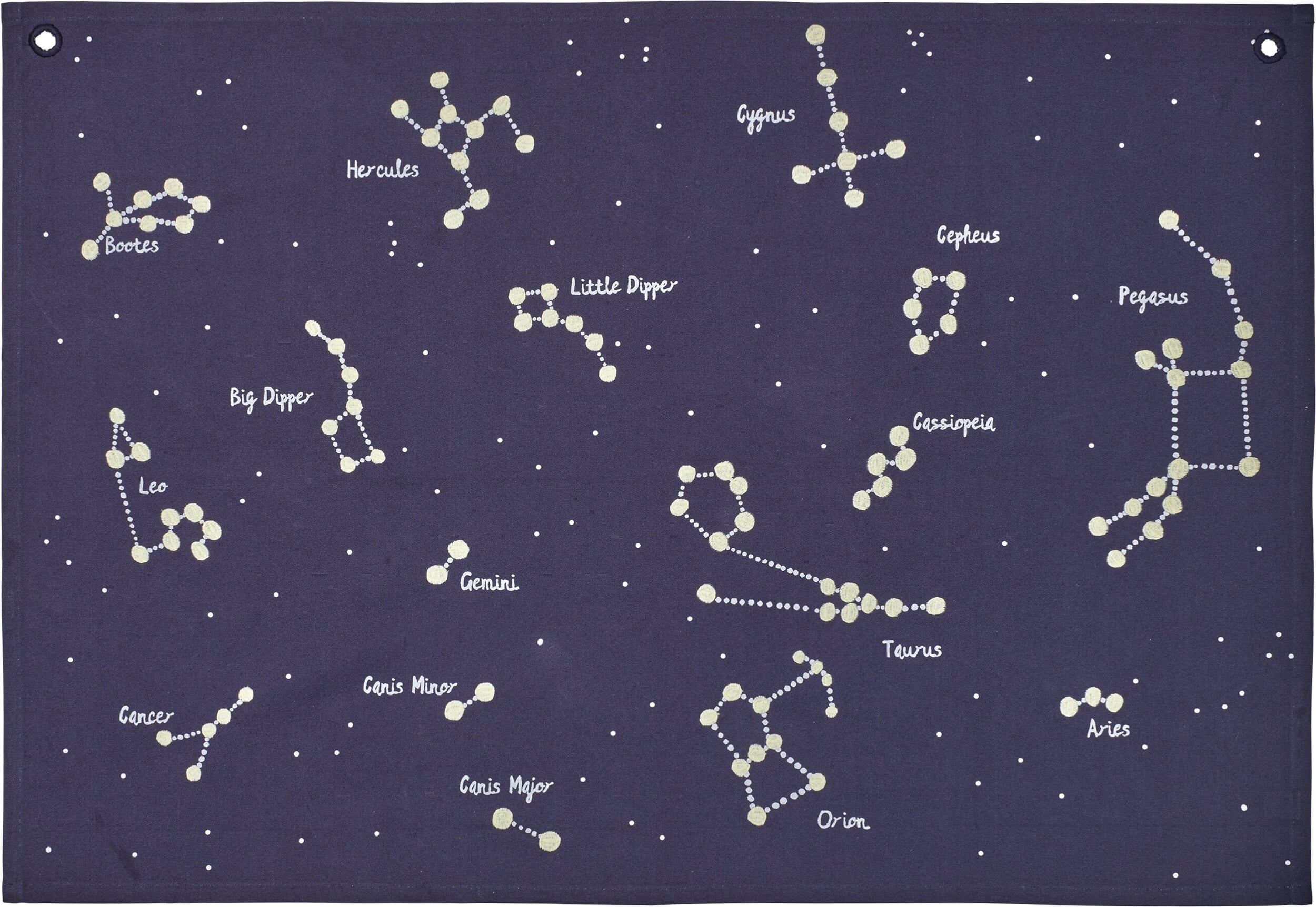 Mapa ścienna Constellation gwiazdozbiory 70 x 100 cm ciemnoniebieska