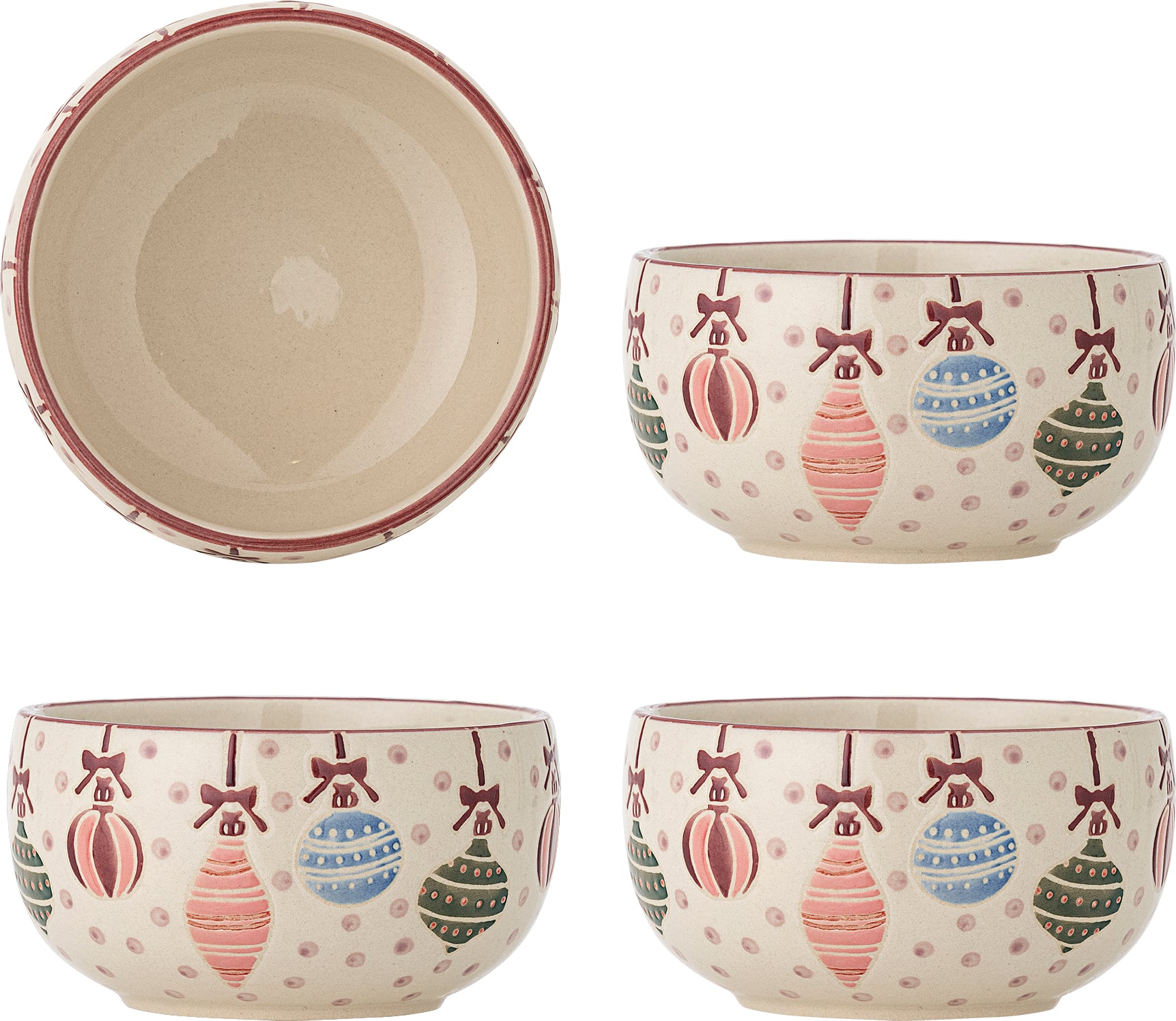 Miski Ornamentia 535 ml wielokolorowe 4 szt.