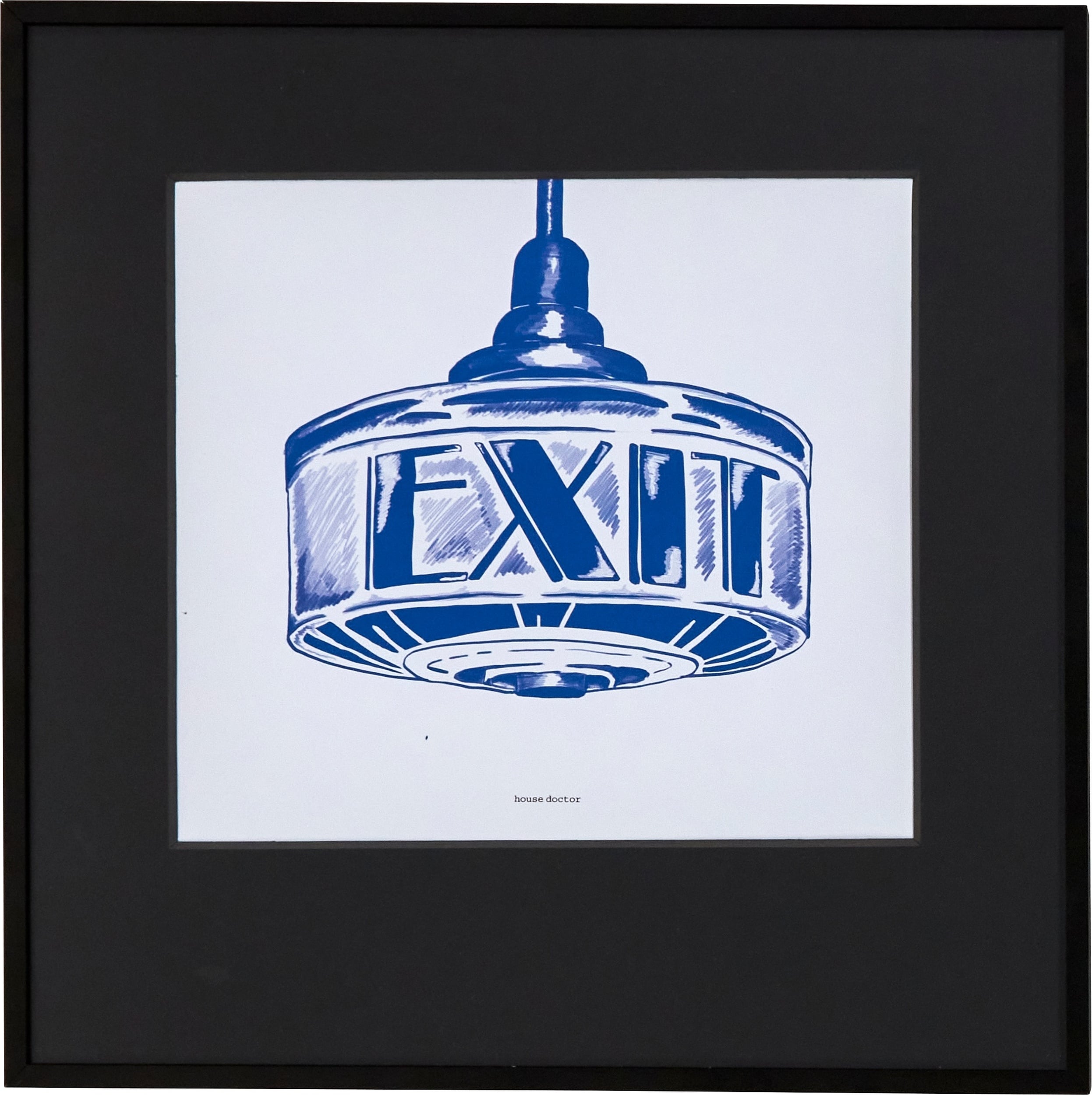Obraz w ramie Exit 40 x 40 cm