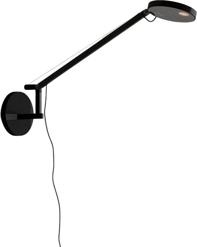 Lampa ścienna Demetra Micro LED 3000 K czarna