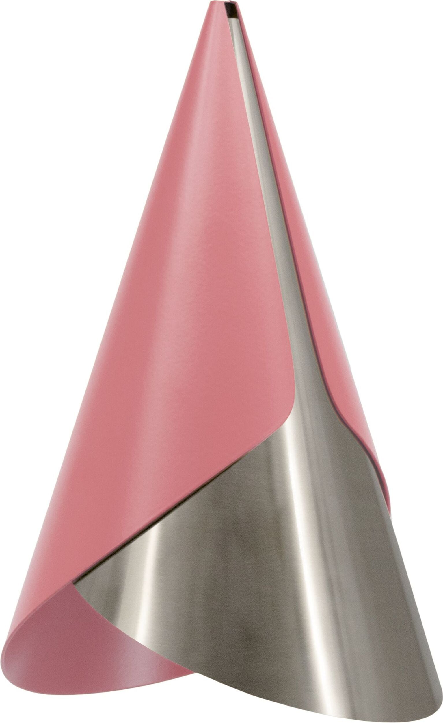 Lampa wisząca Cornet różowo-srebrna