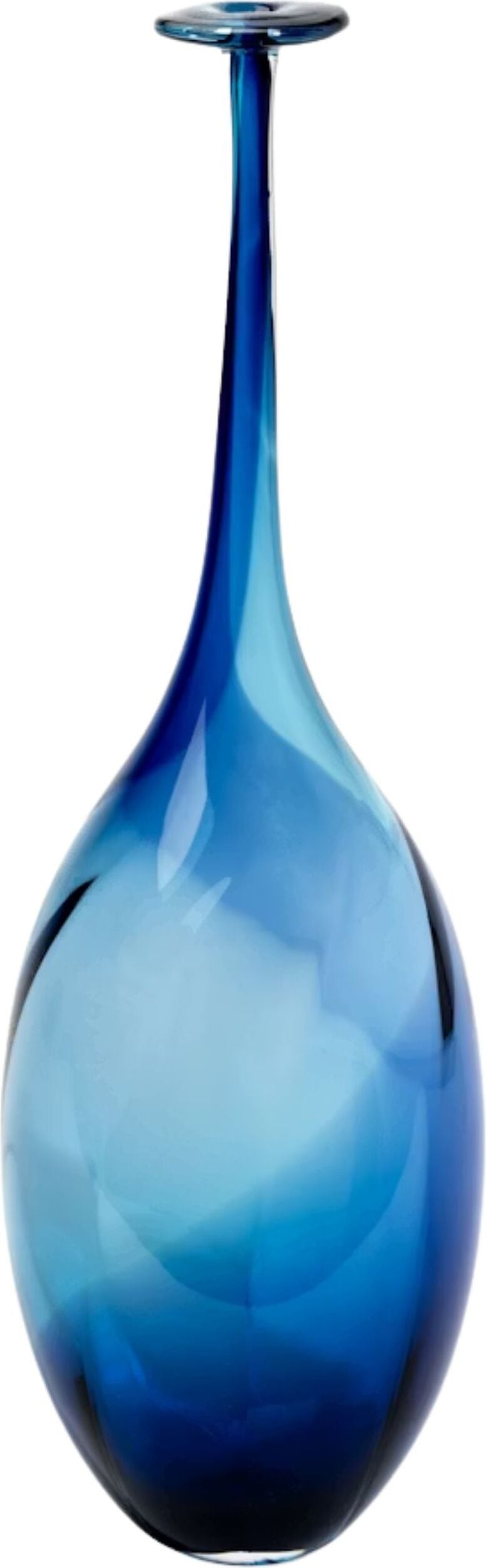 Wazon Fidji 45 cm niebieski