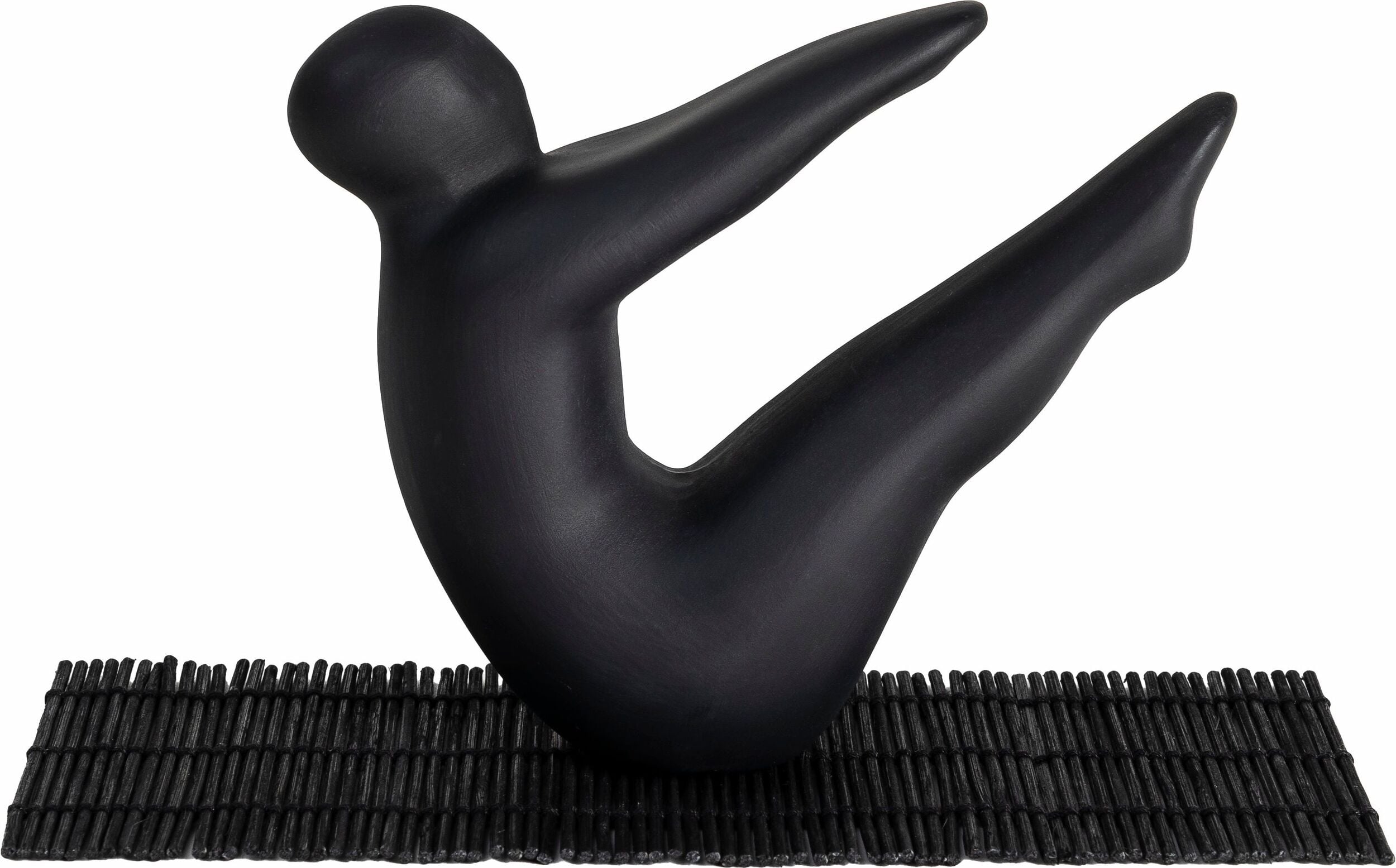 Figurka dekoracyjna Yoga No.2 czarna