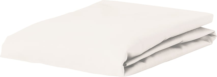 Prześcieradło z gumką Premium Percale 180 x 220 cm kremowe