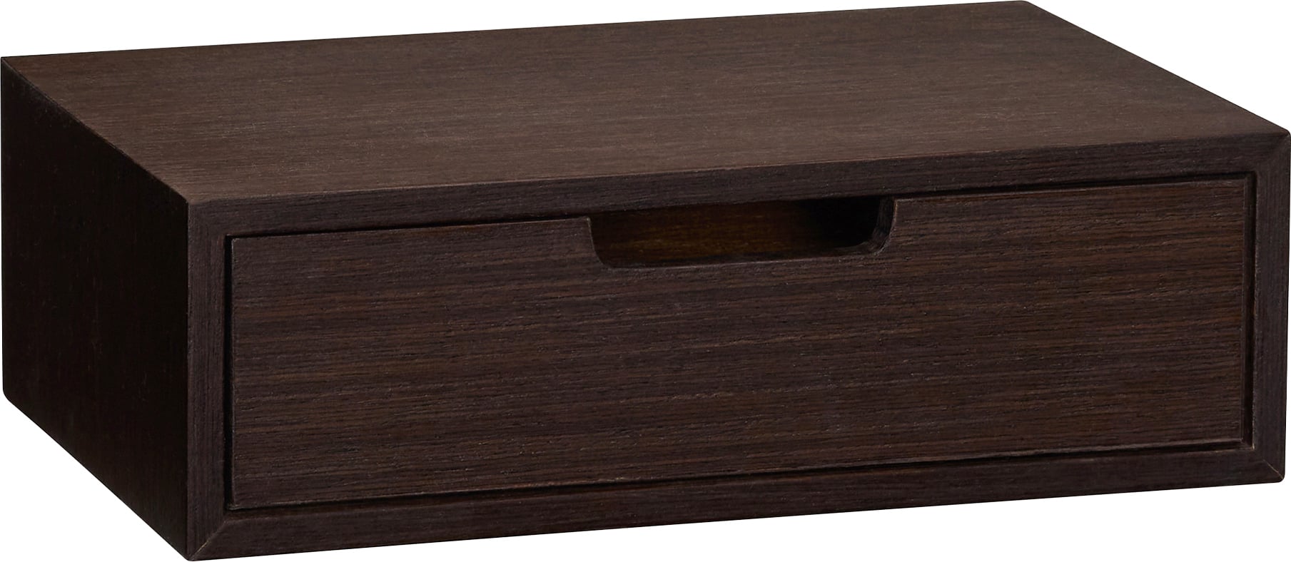 Półka do łóżka Hide 30 cm brązowa