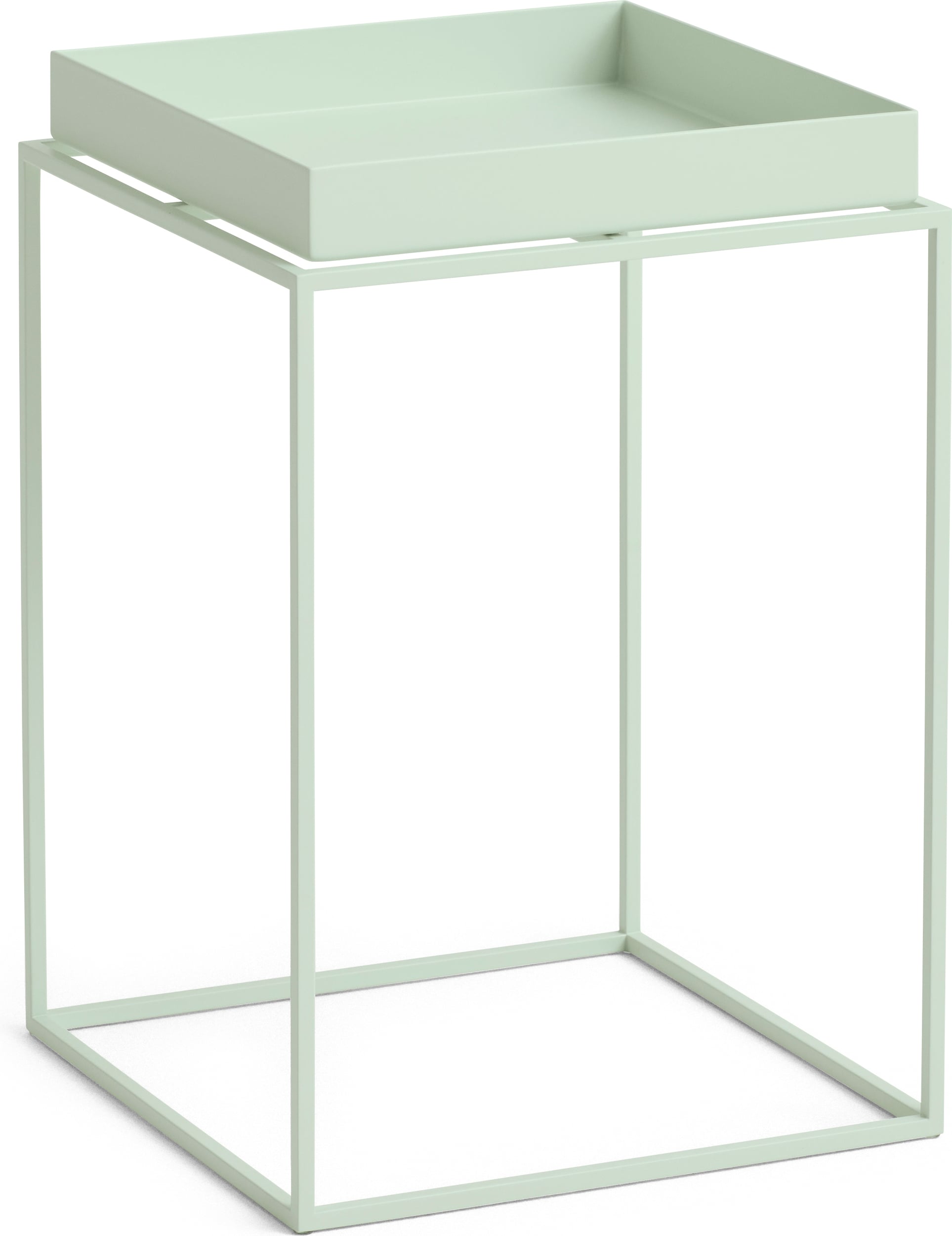 Stolik boczny Tray 30 x 30 x 44 cm miętowy