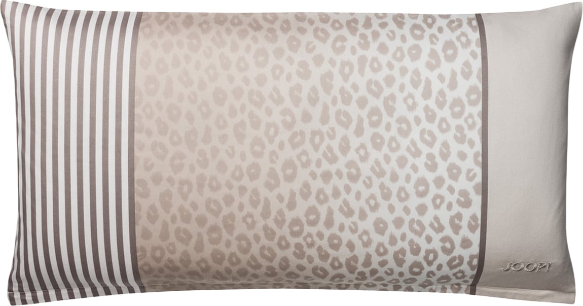 Poszewka na poduszkę Leo 40 x 80 cm cream z bawełny satynowej