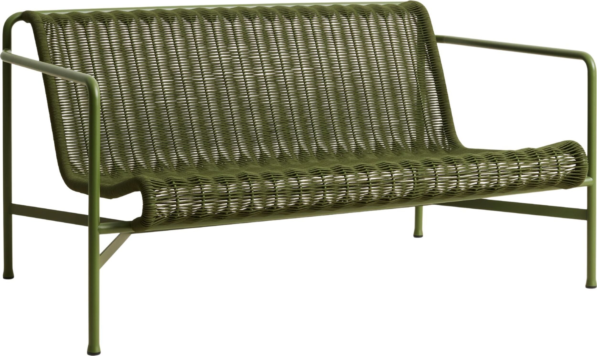 Sofa ogrodowa Palissade Cord 139 cm oliwkowa