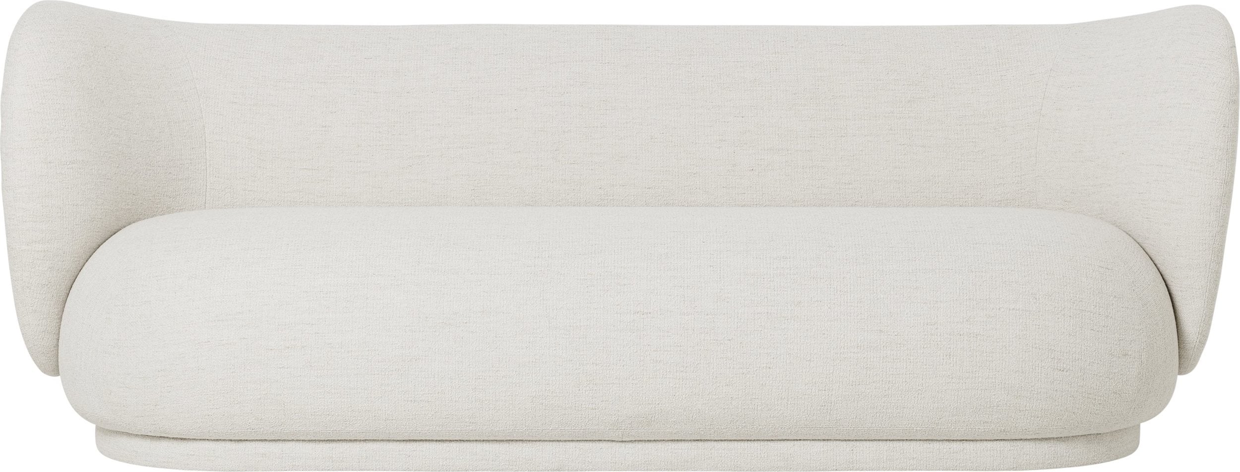 Sofa trzyosobowa Rico Bouclé kremowa
