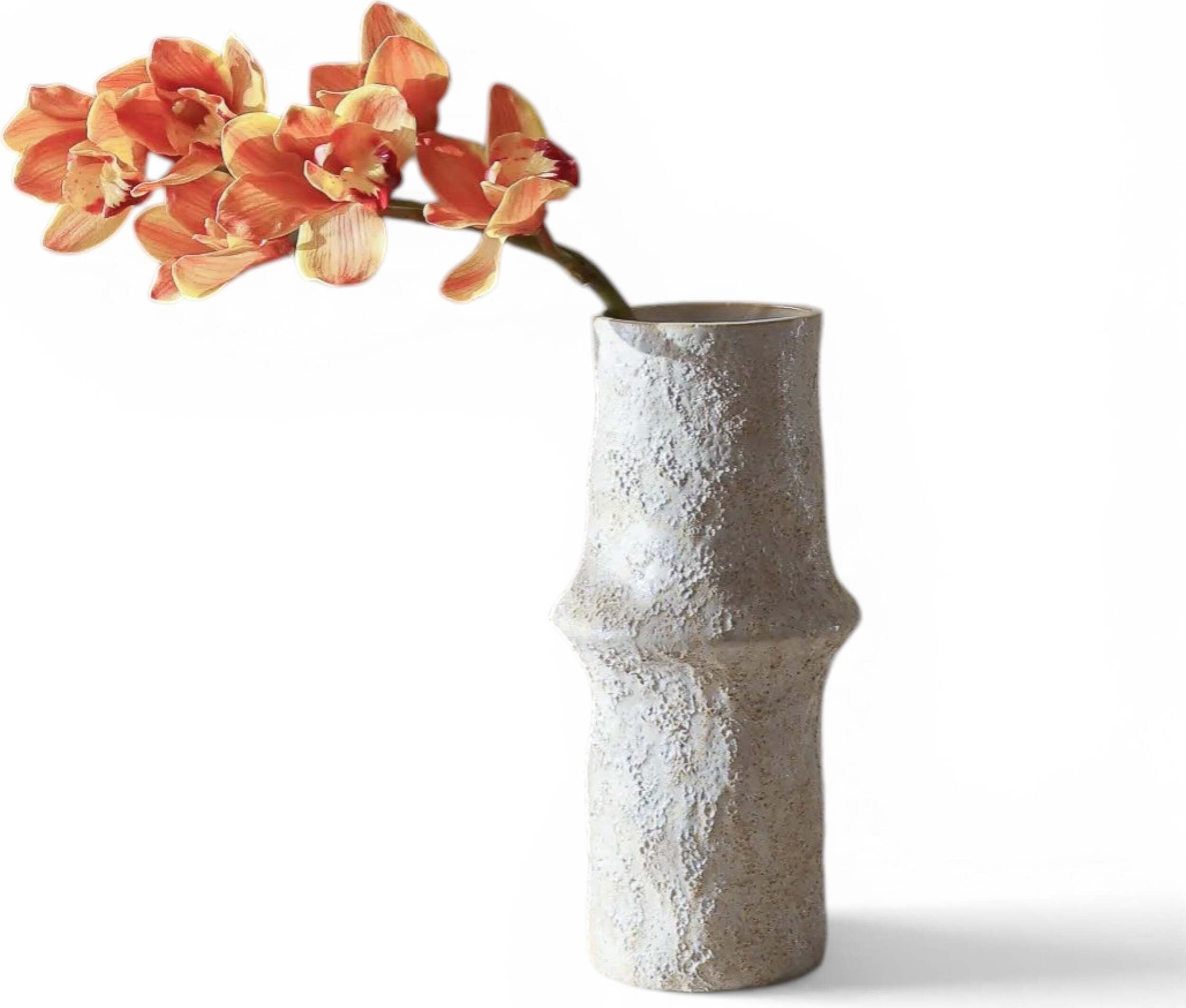 Kwiat sztuczny Botane storczyk 68 cm pomarańczowy odmiana Cymbidium