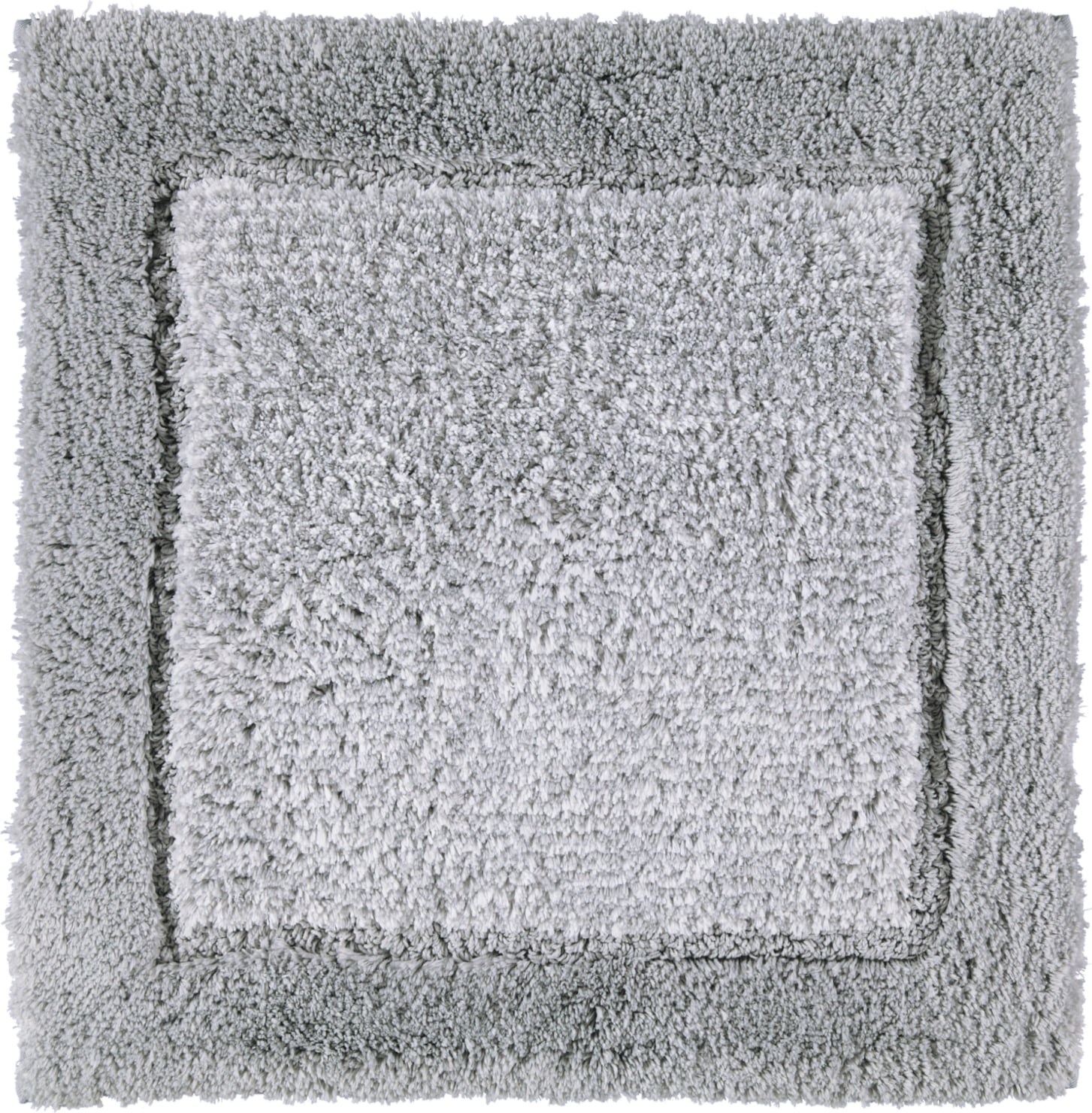 Dywanik łazienkowy Two-Tone 60 x 60 cm platynowy