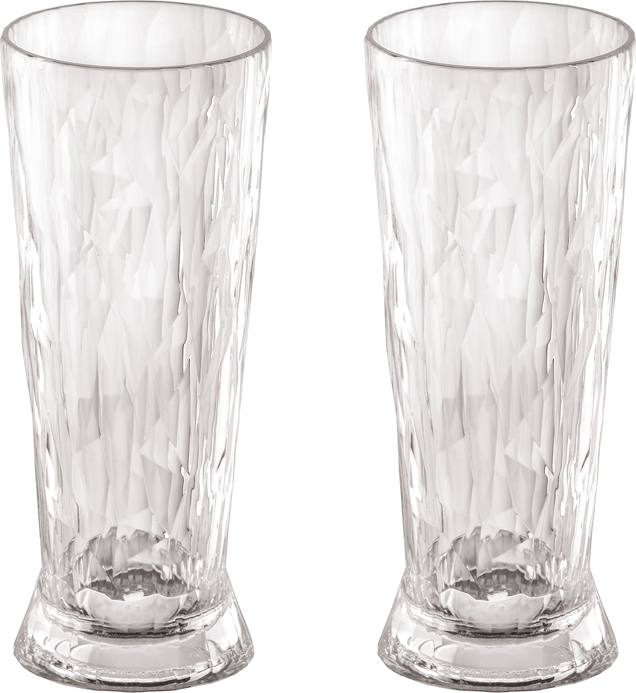 Szklanki do piwa z tworzywa Club No. 10 Tritan 300 ml przezroczyste 2 szt.