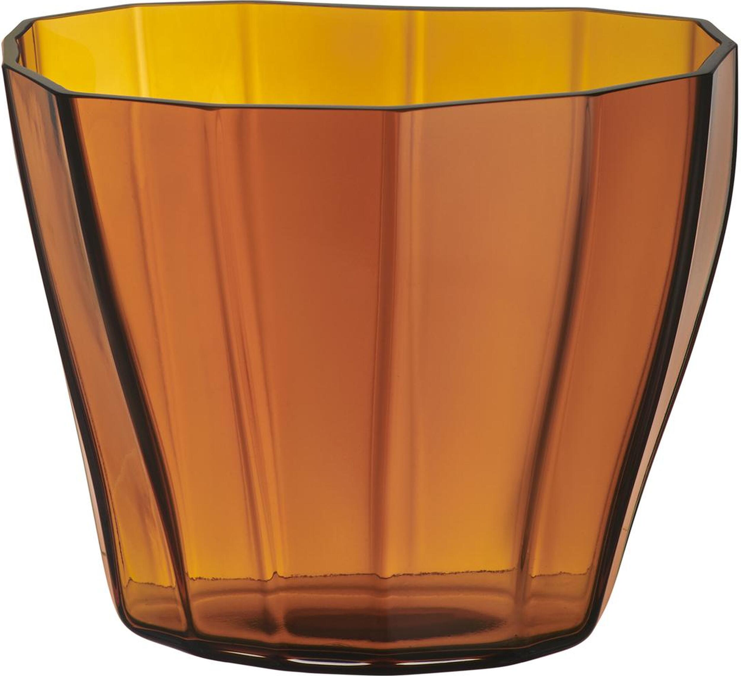 Wazon Reed 17 5 cm bursztynowy