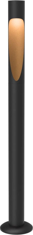 Lampa ogrodowa Flindt LED 4000K 69 5 cm czarna z mocowaniem na podstawie bez adaptera