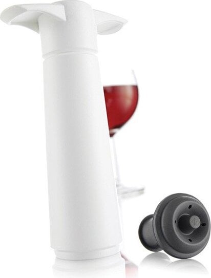 Pompka próżniowa do wina z korkami Wine Saver biała
