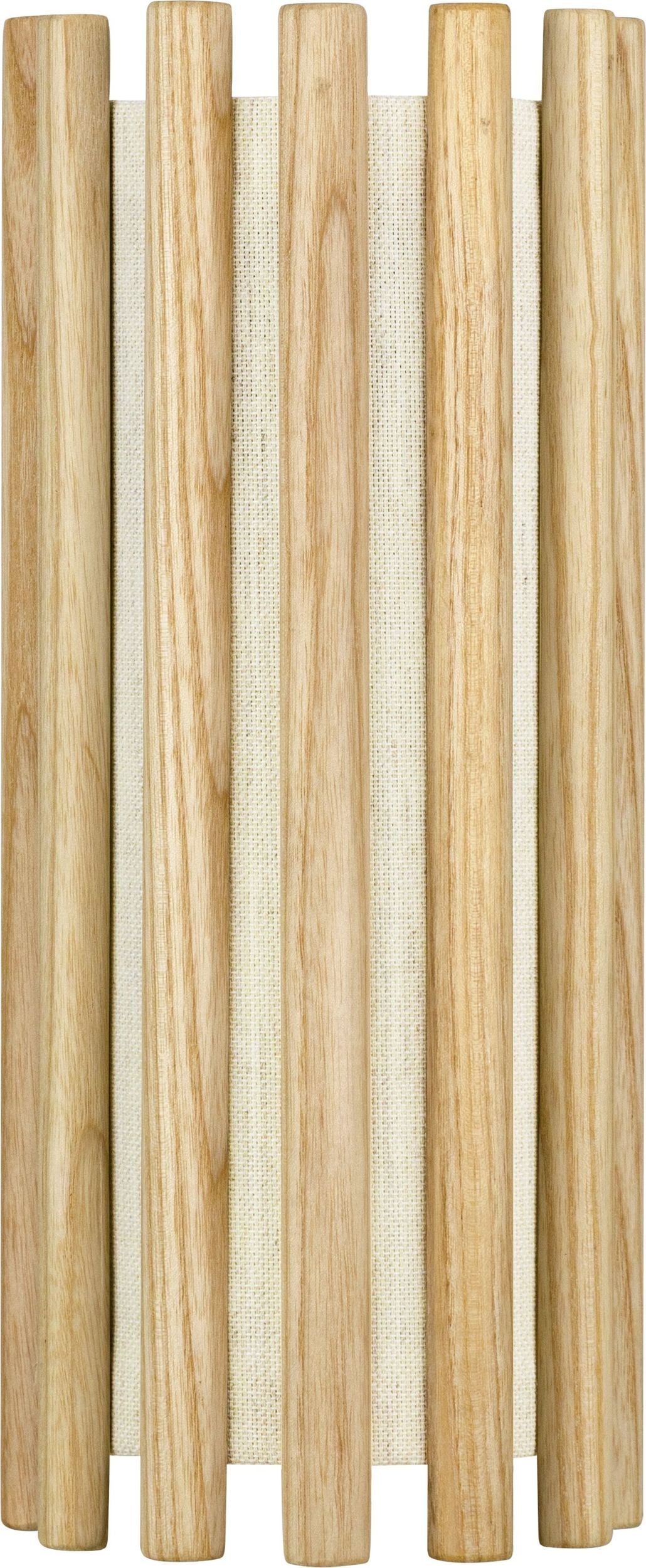 Abażur Komorebi okrągły 11 cm naturalny dąb