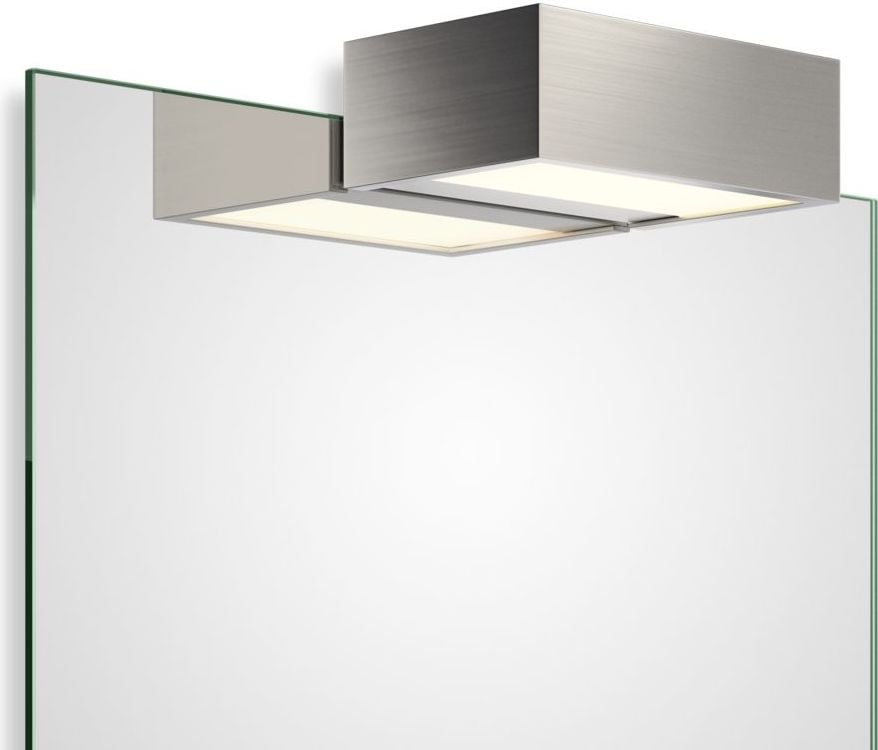 Lampa nad lustro Box Clip On LED 2700K 15 cm nikiel