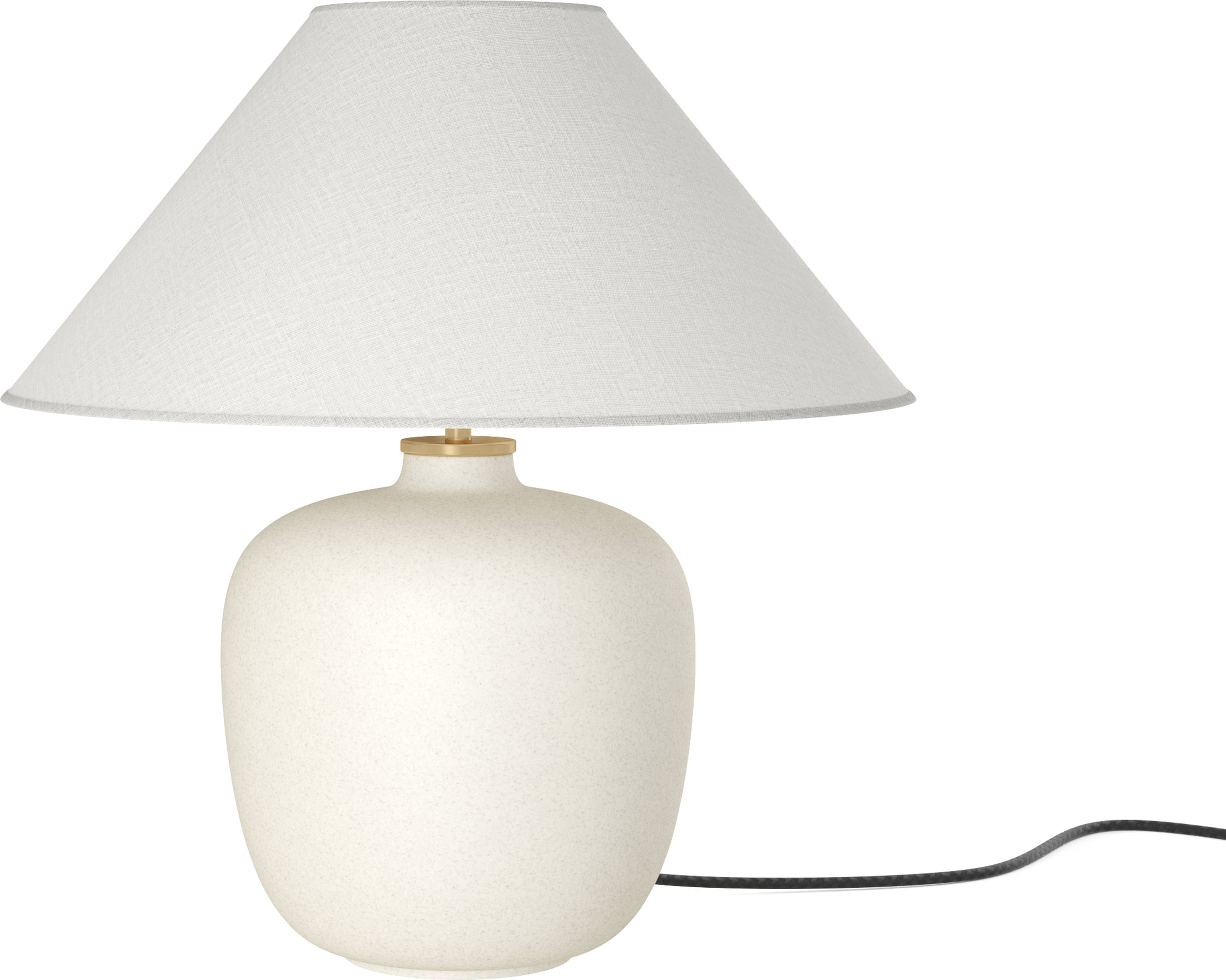 Lampa stołowa Torso 36 5 cm biała