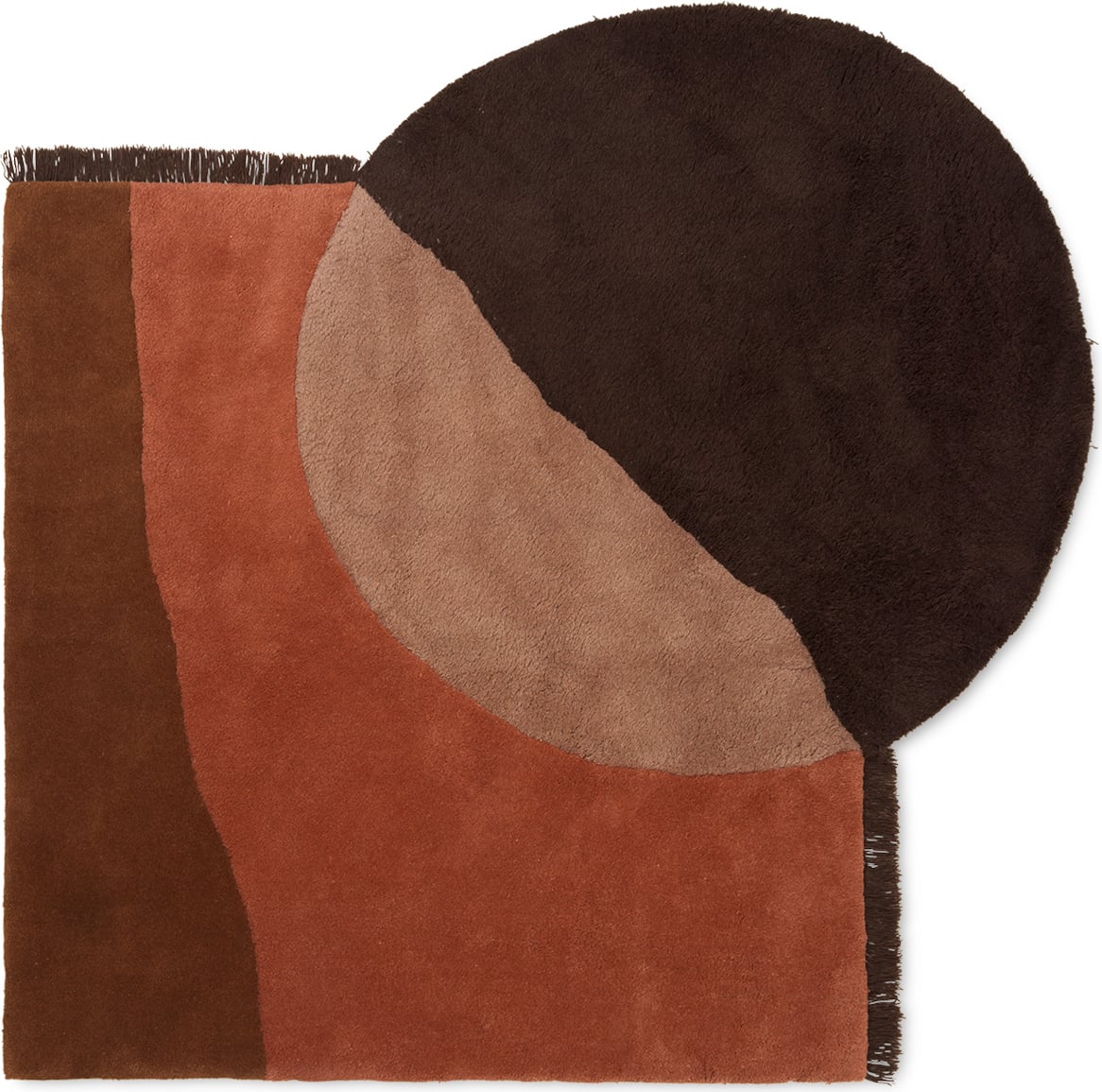 Dywan Tufted kasztanowy