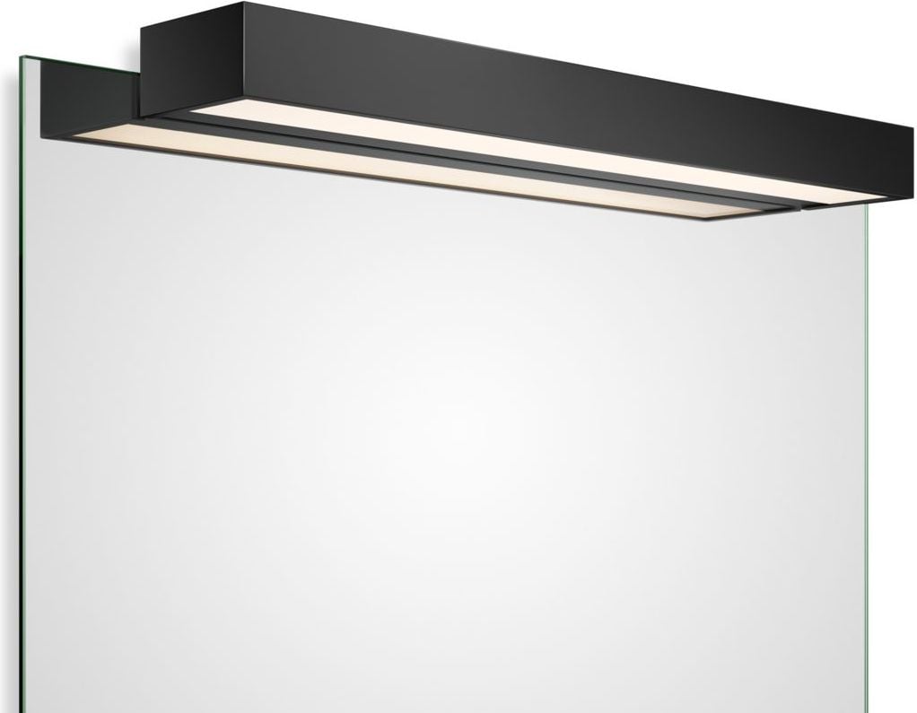 Lampa nad lustro Box Clip On LED 60 cm czarny mat