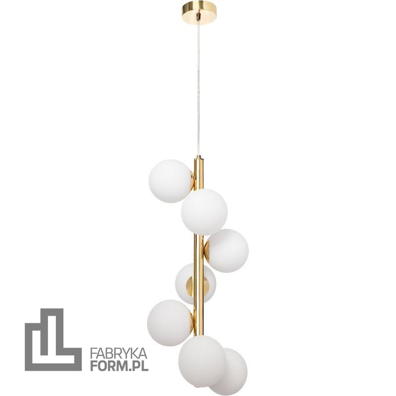 Lampa wisząca Cumulus Vertical 160 cm złota