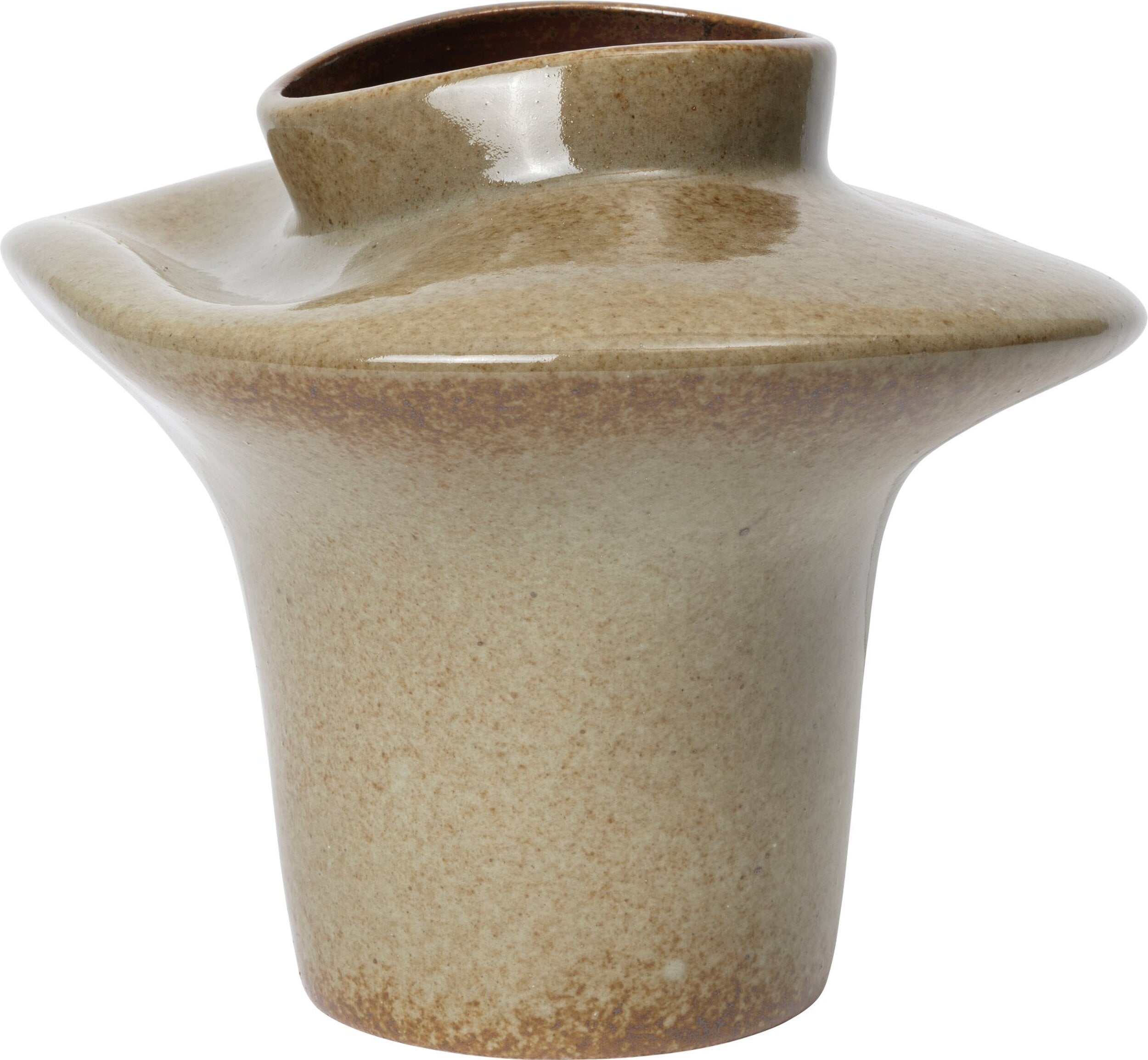 Wazon Evio 22 cm oliwkowy