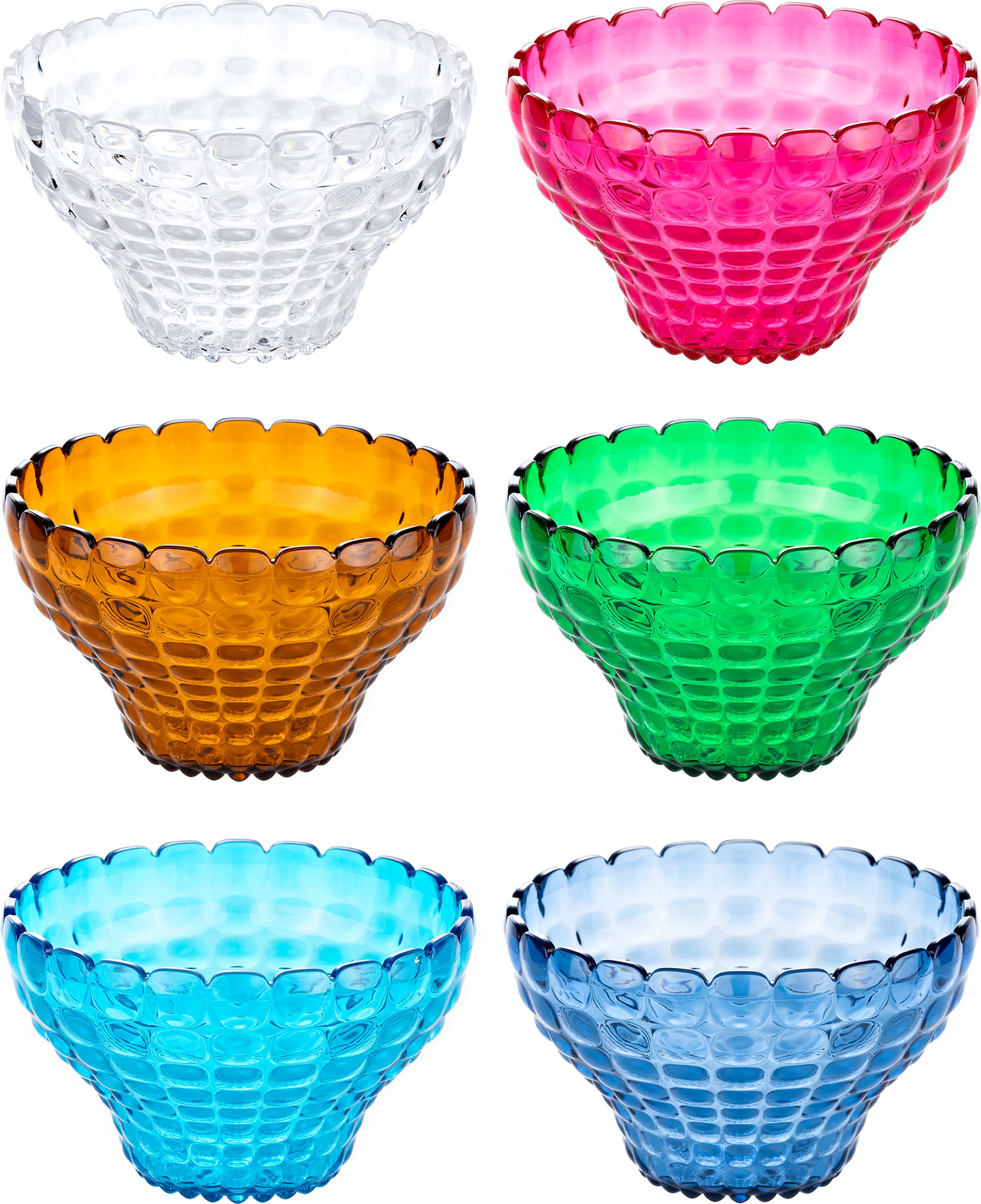 Miseczki do serwowania Tiffany kolorowe 6 szt.