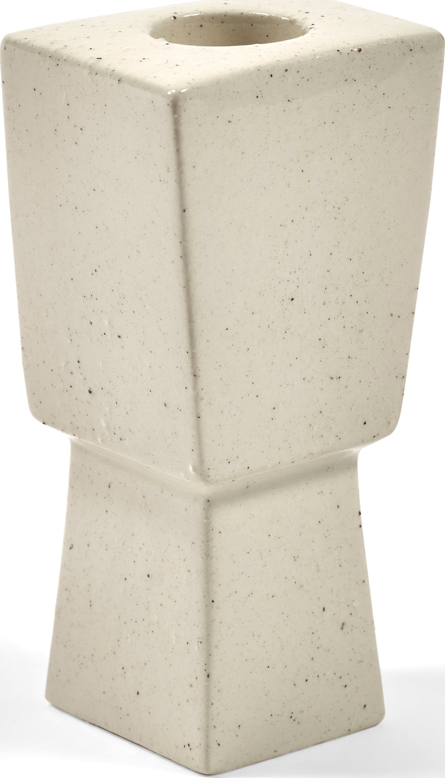Świecznik na klasyczną świecę Molly 12 cm beżowy