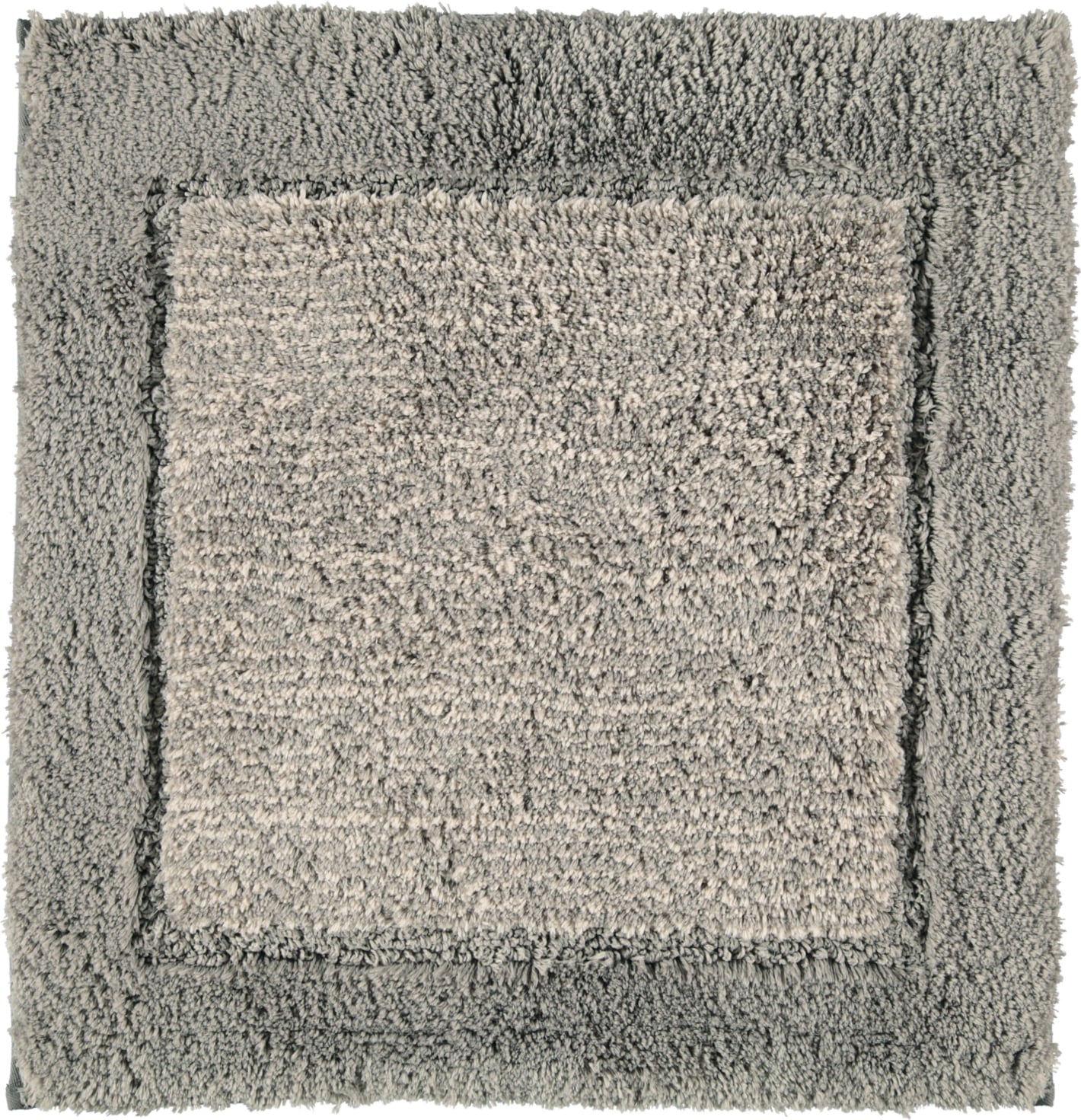Dywanik łazienkowy Two-Tone 60 x 60 cm grafitowy