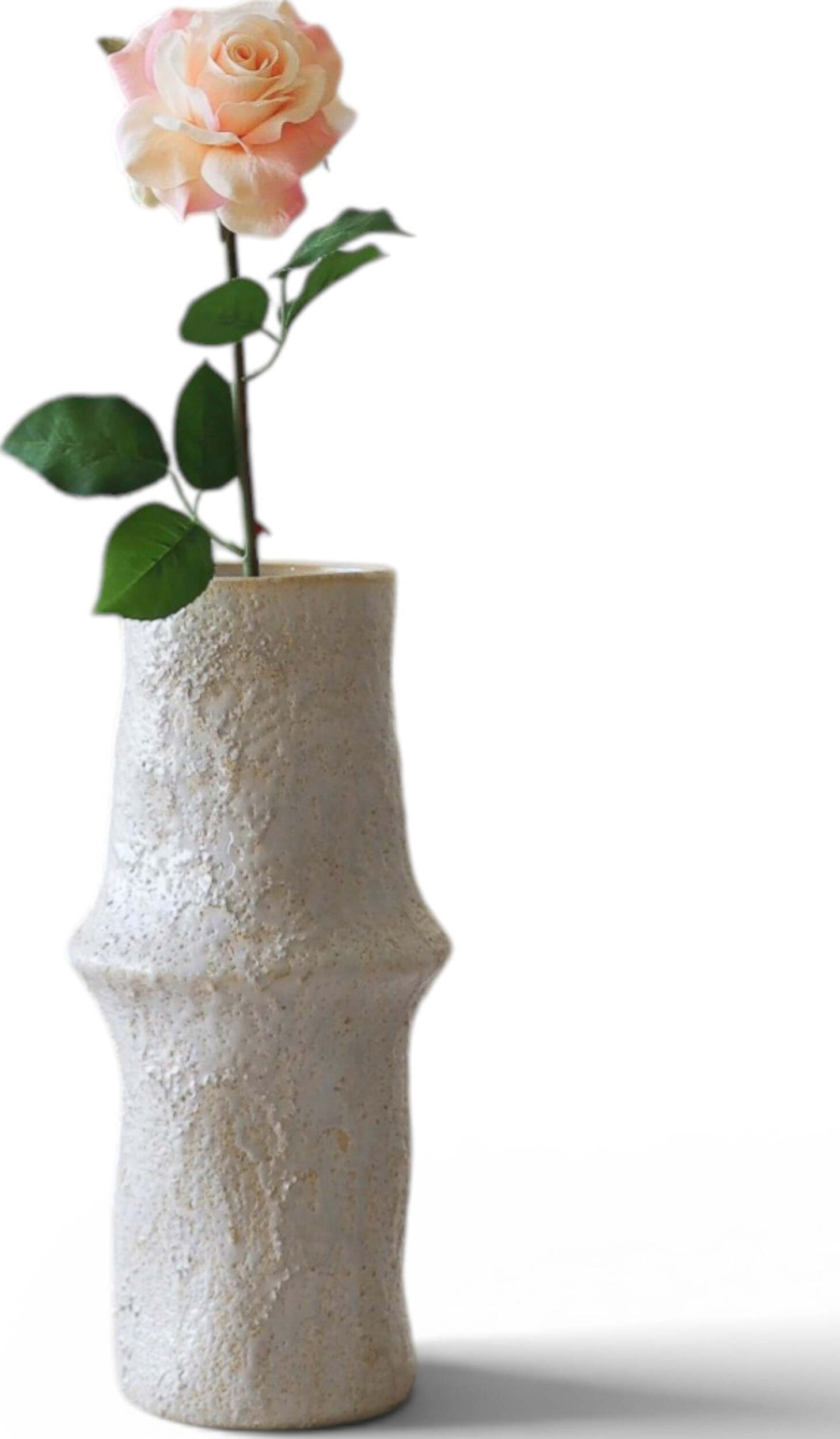 Kwiat sztuczny Botane róża 48 cm jasnoróżowa ogrodowa