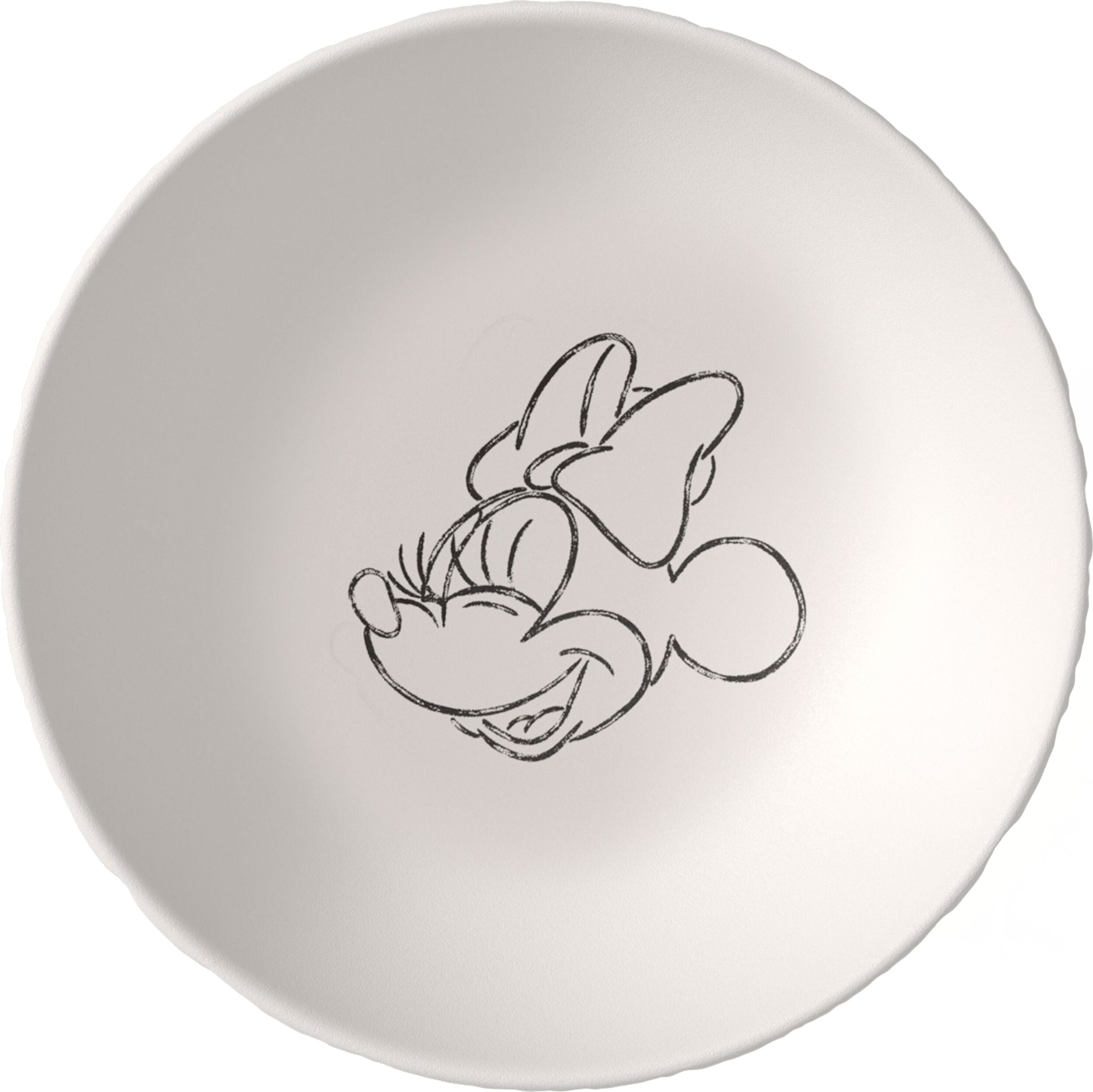 Miseczka na przekąski Manufacture Rock Mickey Mouse 13 2 cm biała