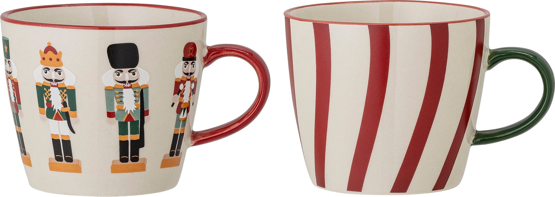 Kubki Jolly 300 ml zielono-czerwone 2 szt.