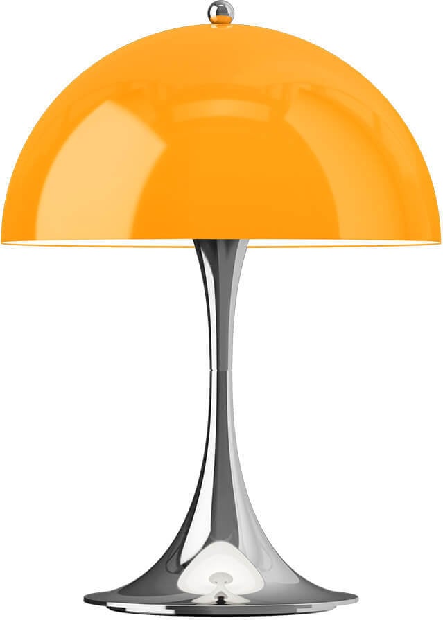 Lampa bezprzewodowa Panthella 250 v3 pomarańczowa chrom