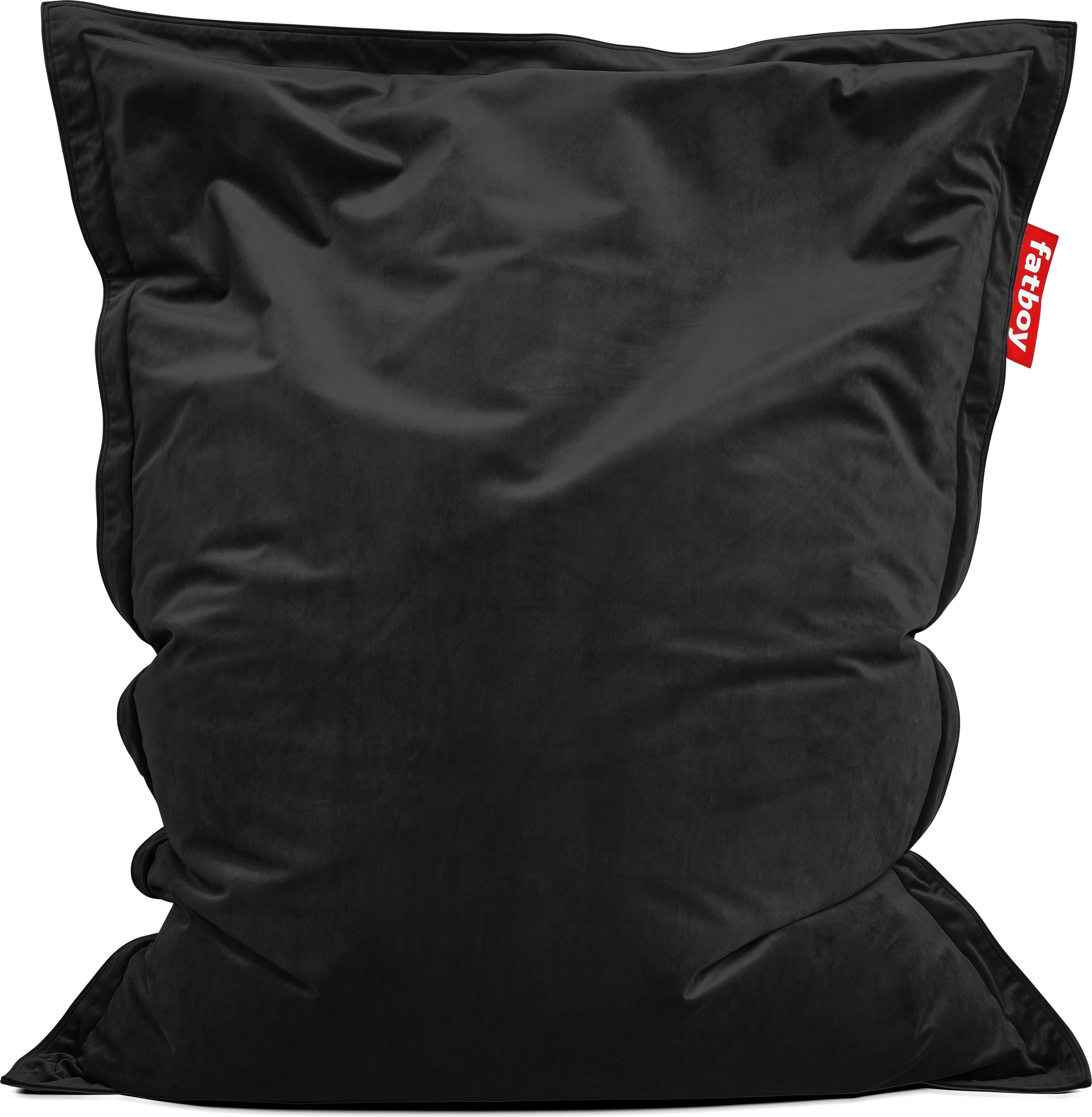 Puf Fatboy The Original Slim Velvet czerń z recyklingu