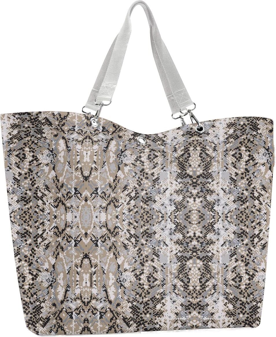 Torba Shopper XL szaro-brązowa