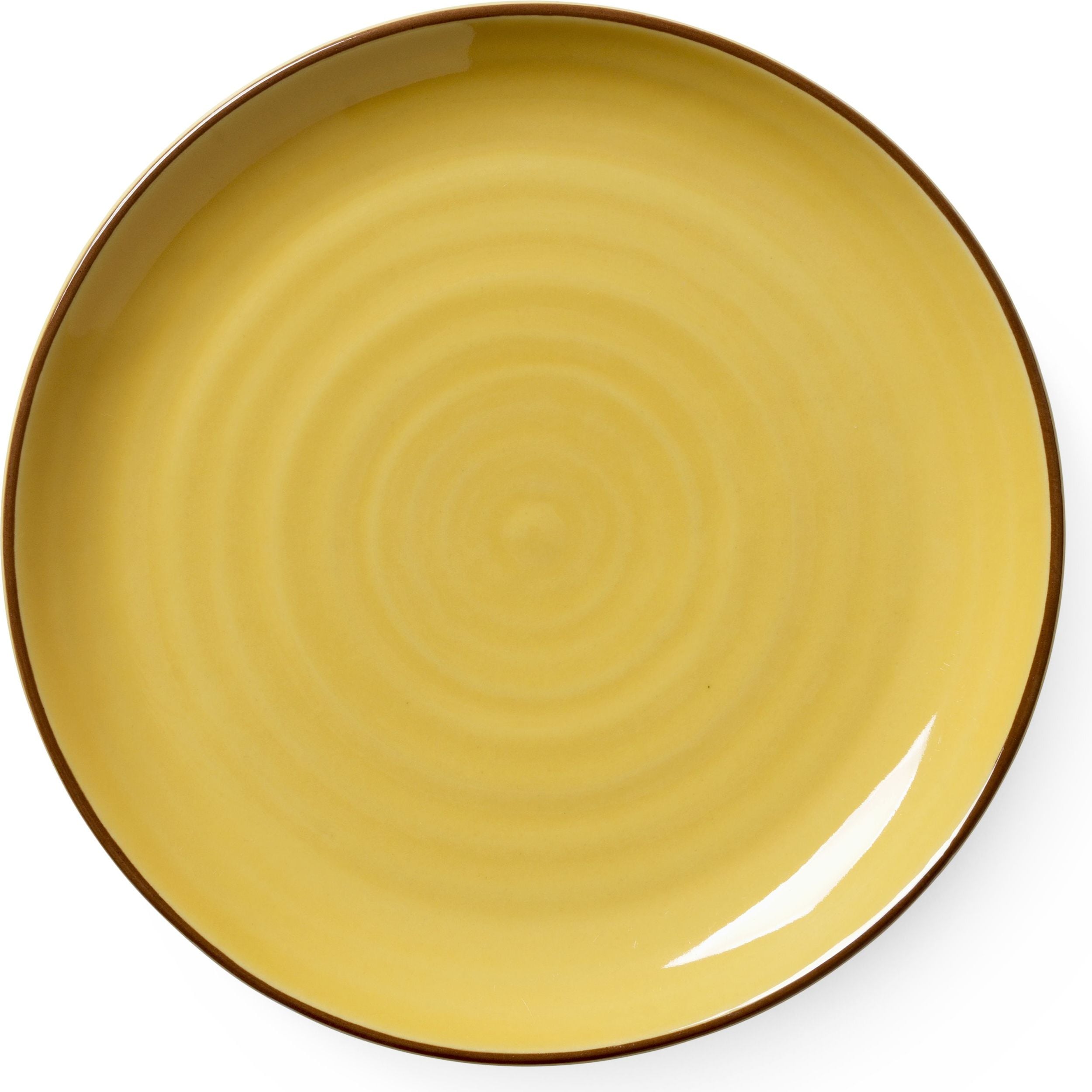 Talerz śniadaniowy Colore 19 cm żółty