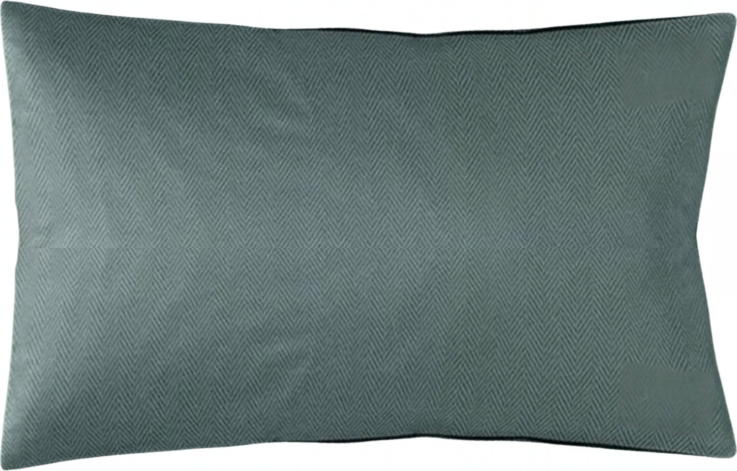 Poszewka na poduszkę Herringbone 40 x 80 cm Emerald z bawełny satynowej