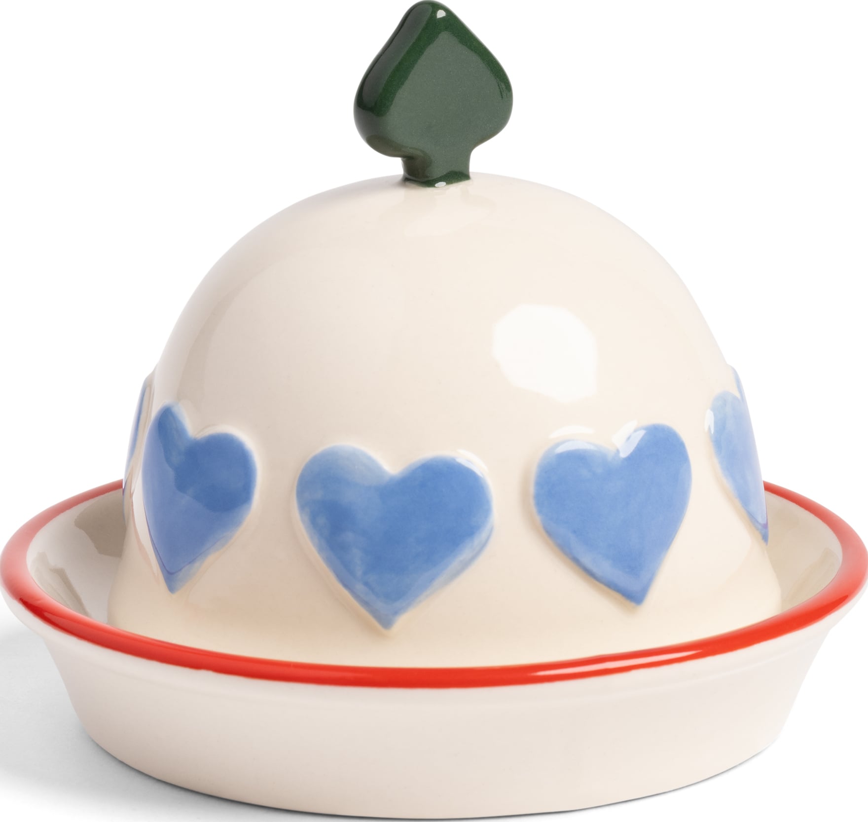 Maselniczka Hearts 8 cm niebieski