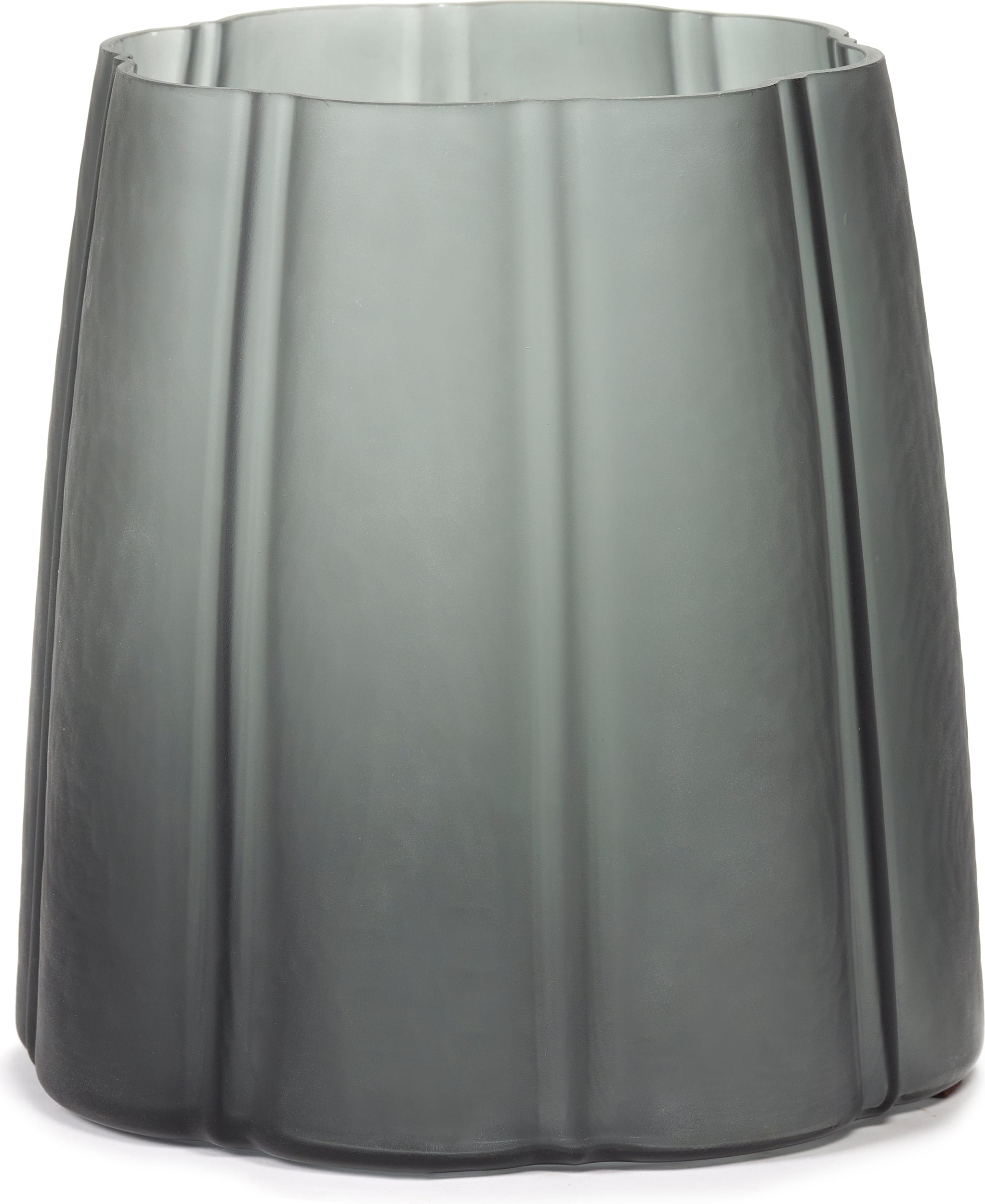 Wazon Shapes 30 cm ciemnoszary