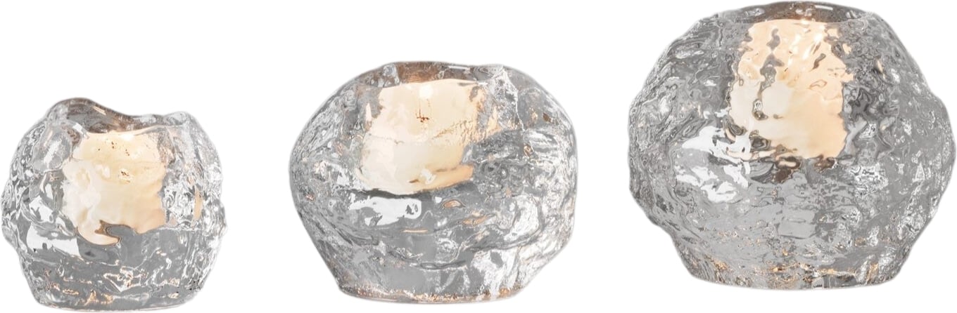 Świeczniki na tealighty Snowball 3 szt.