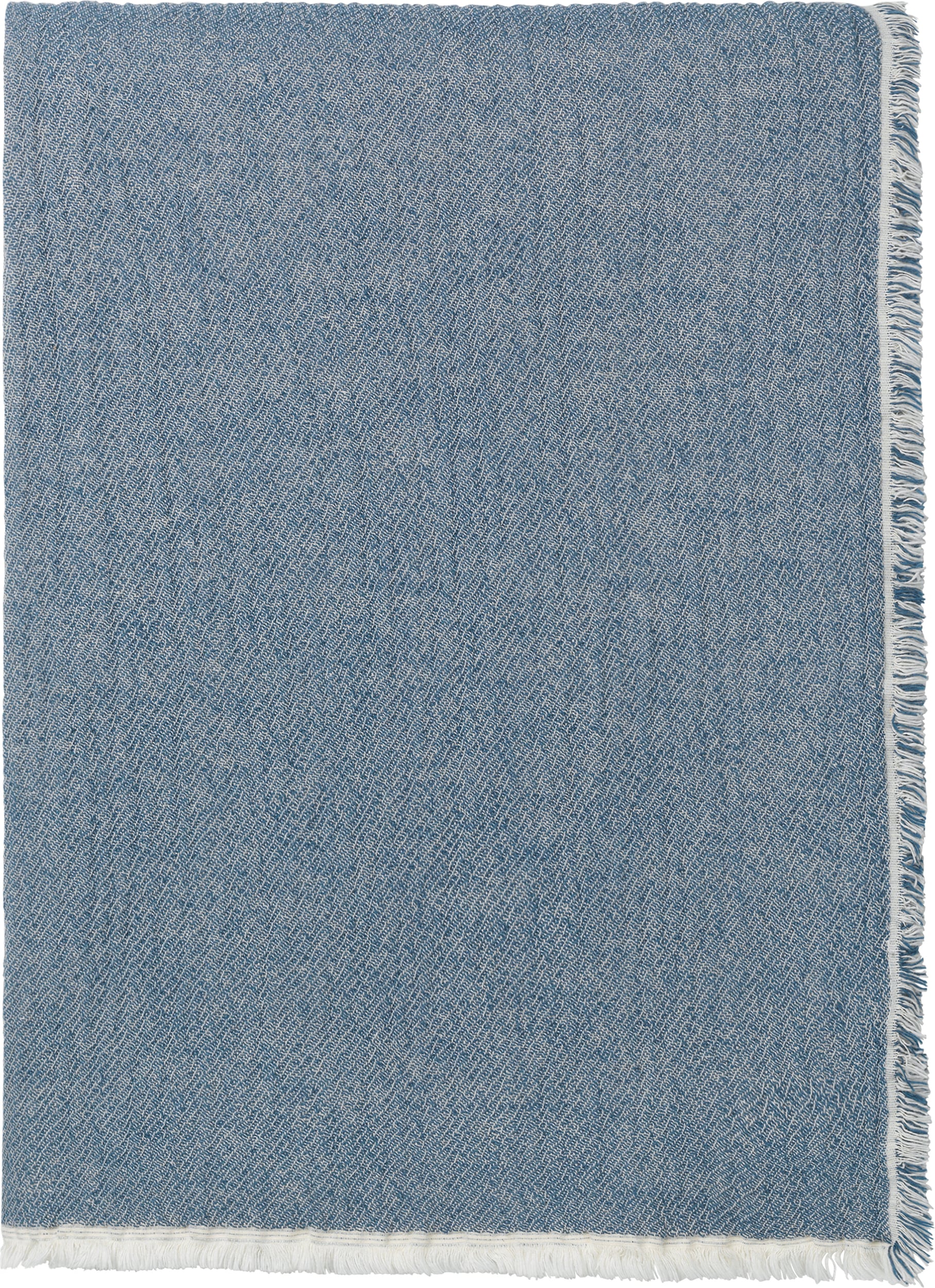 Koc Thyme 130 x 180 cm niebieski