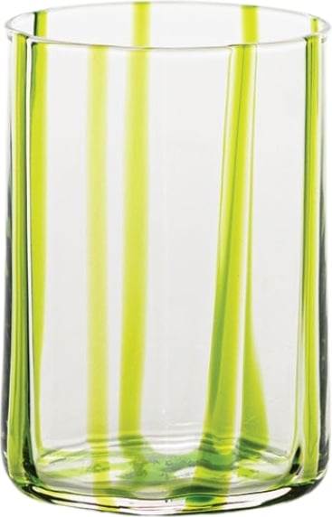 Szklanka Tirache w paski 350 ml zielona