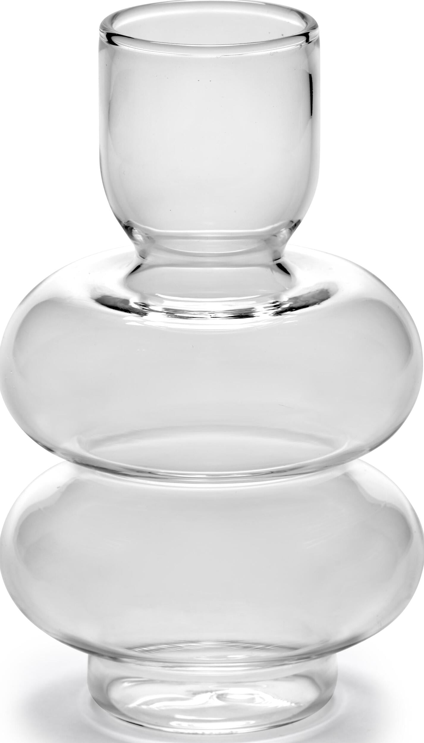 Wazon Bubble 15 4 cm transparentny