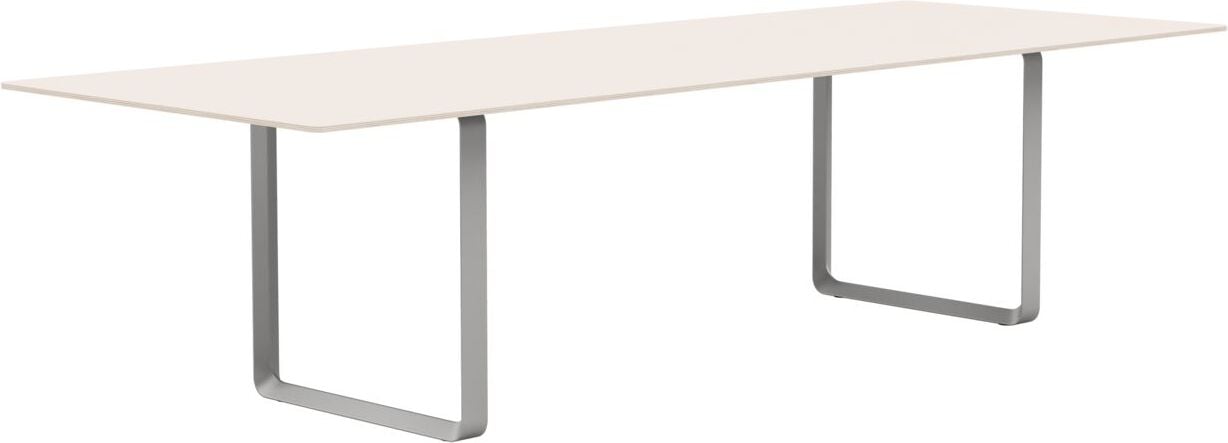 Stół Muuto 295 x 108 cm piaskowy laminowany nogi szare