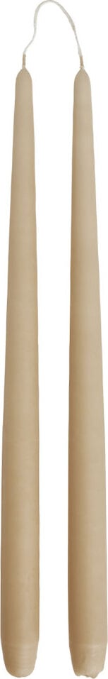 Świece Fukai 34 cm camel 2 szt.