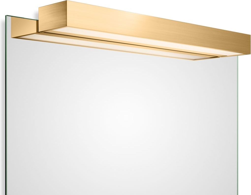 Lampa nad lustro Box Clip On LED 60 cm złoty mat