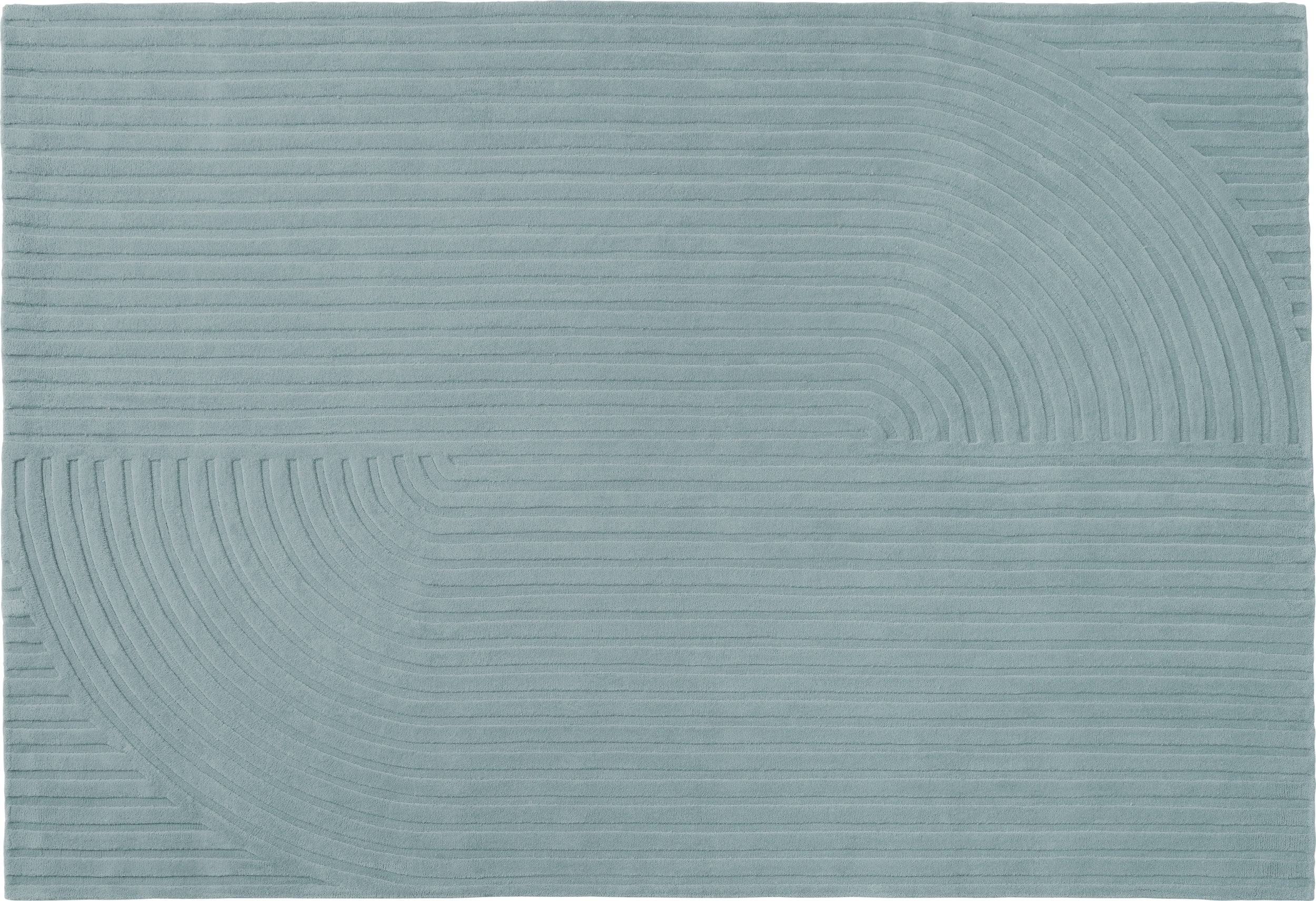 Dywan Relevo Quattro 170 x 240 cm szałwiowa zieleń